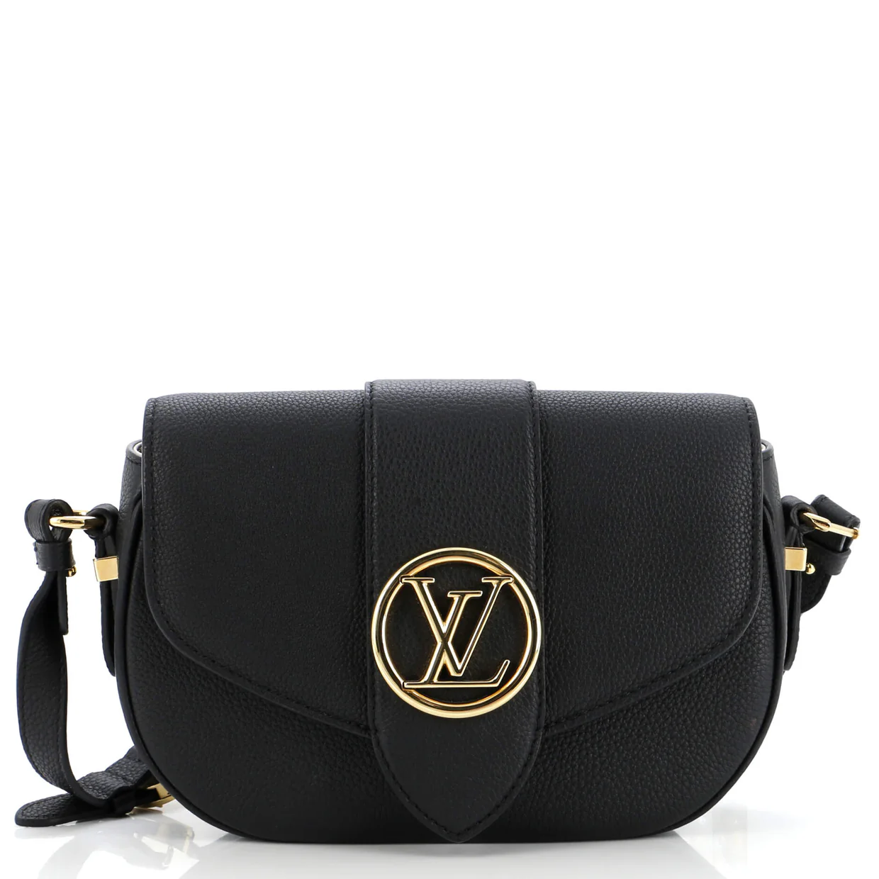 LV Pont 9 Soft Bag Leather MM - Deep Luxury
