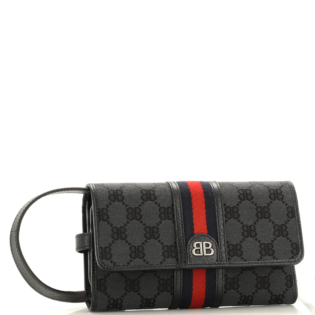 x Gucci The Hacker Wallet on Strap BB Coated Canvas - Deep Luxury