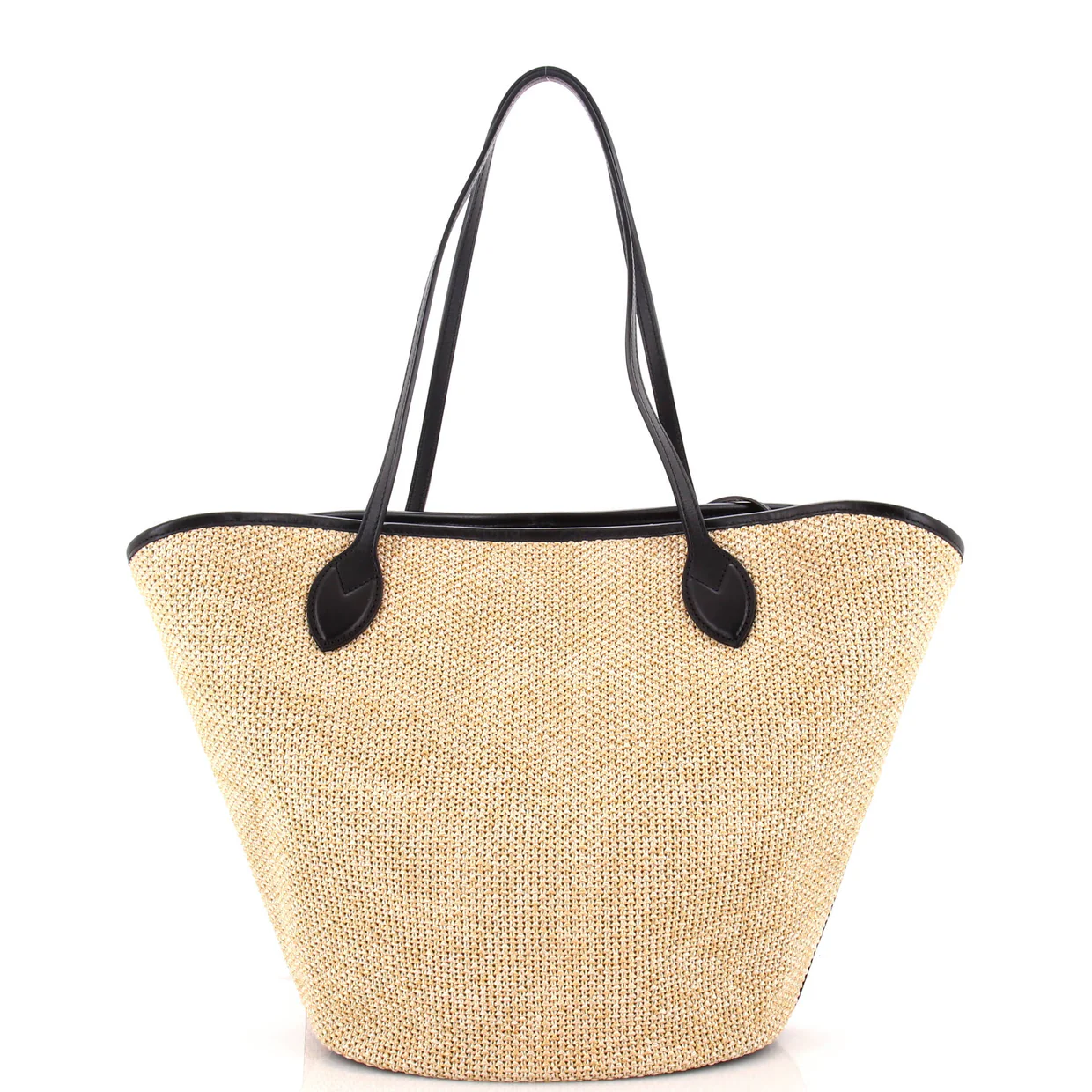 Saint Jacques NM Handbag Raffia and Leather - Deep Luxury