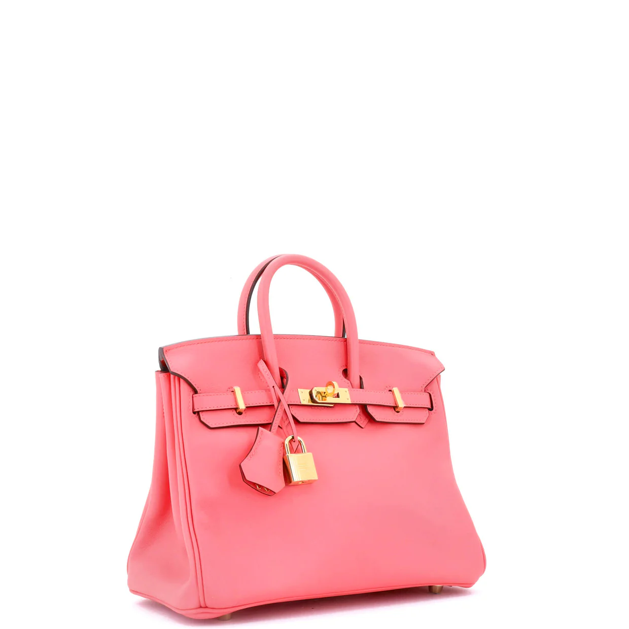 Birkin Handbag Rose Azalée Swift with Gold Hardware 25 - Deep Luxury