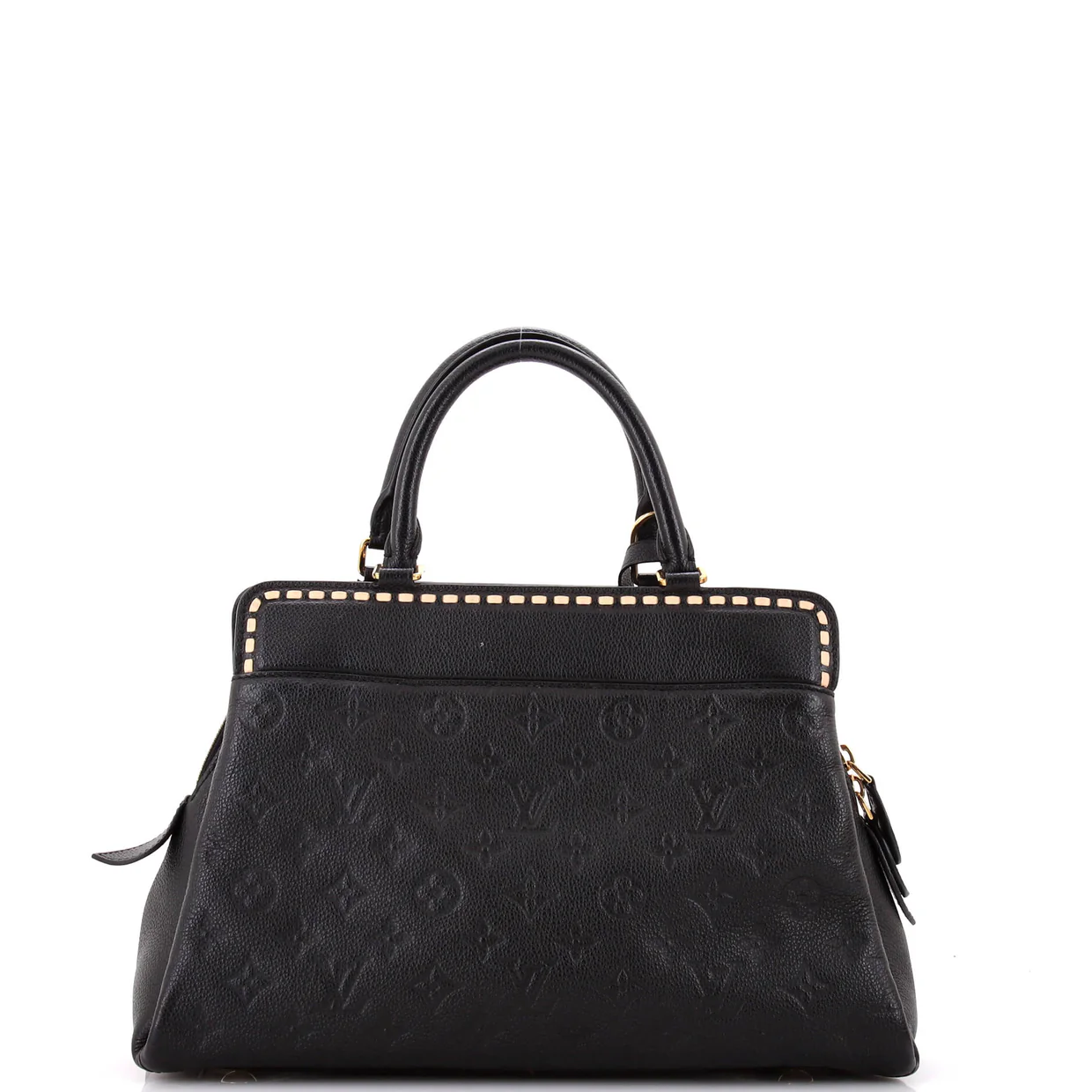 Vosges Handbag Whipstitch Monogram Empreinte Leather MM - Deep Luxury