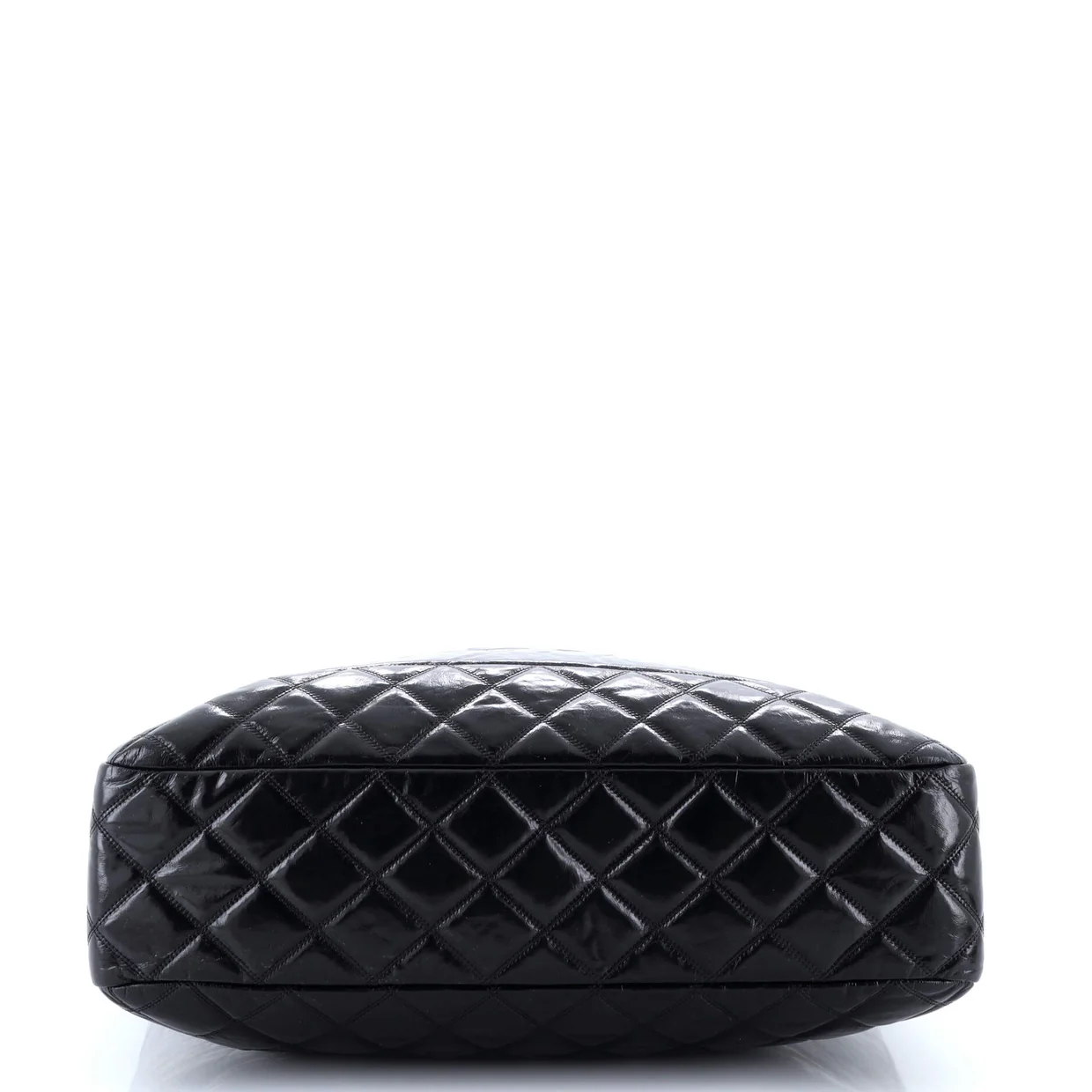 Paris-31 Rue Cambon Timeless CC Shopping Tote Quilted Shiny Aged Calfskin Large - Deep Luxury