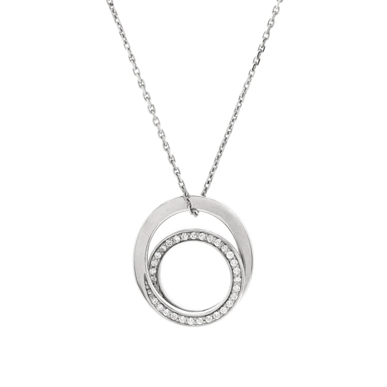 Etincelle de Cartier Pendant Necklace 18K White Gold with Diamonds - Deep Luxury