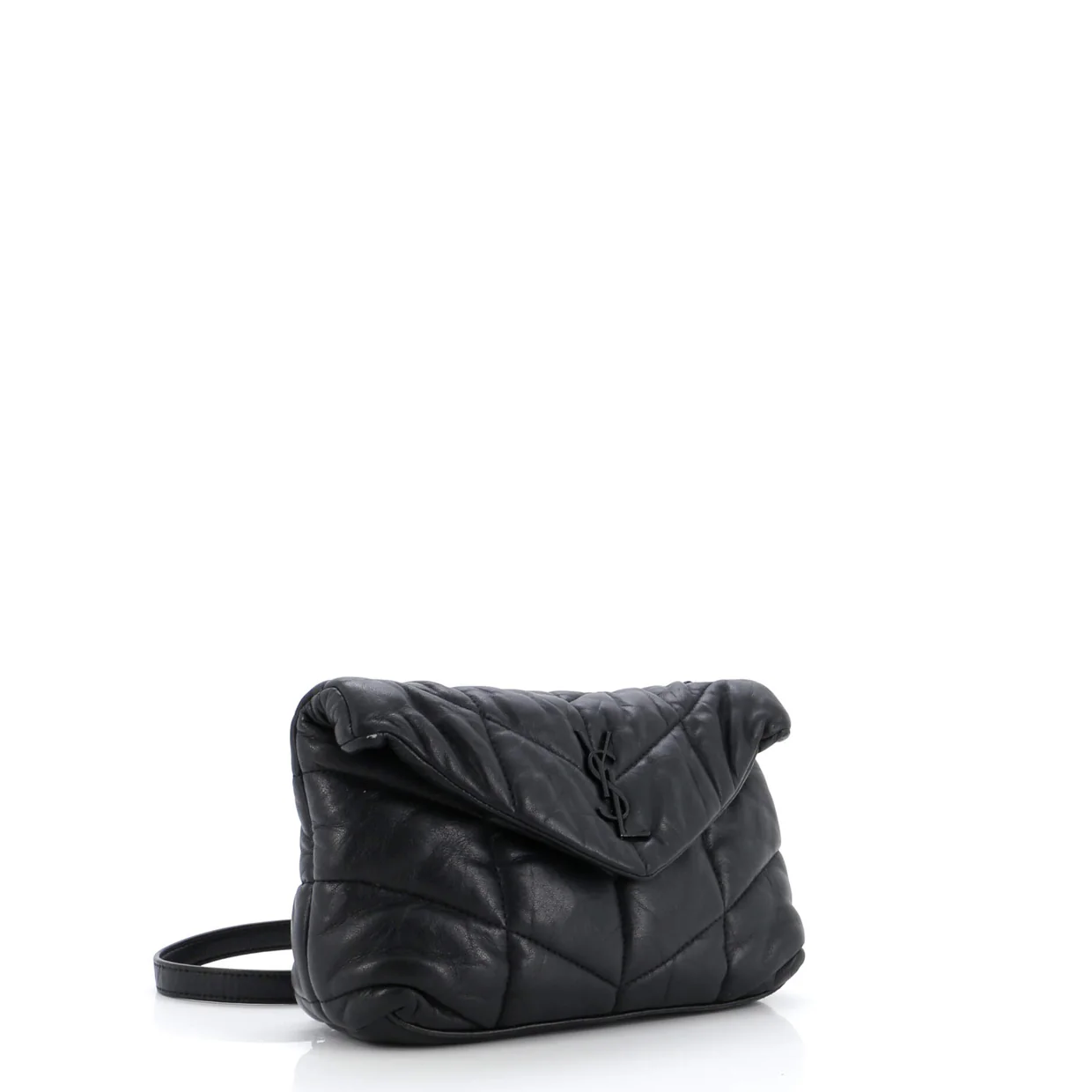 Loulou Puffer Shoulder Bag Quilted Leather Mini - Deep Luxury