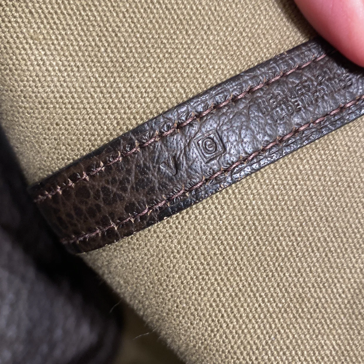 Garden Party Tote Toile and Leather 36 - Deep Luxury