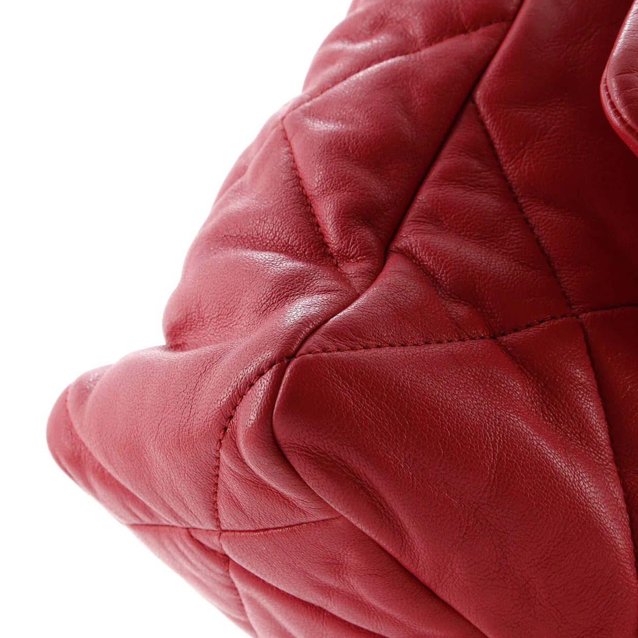 19 Flap Bag Quilted Leather Large - Deep Luxury