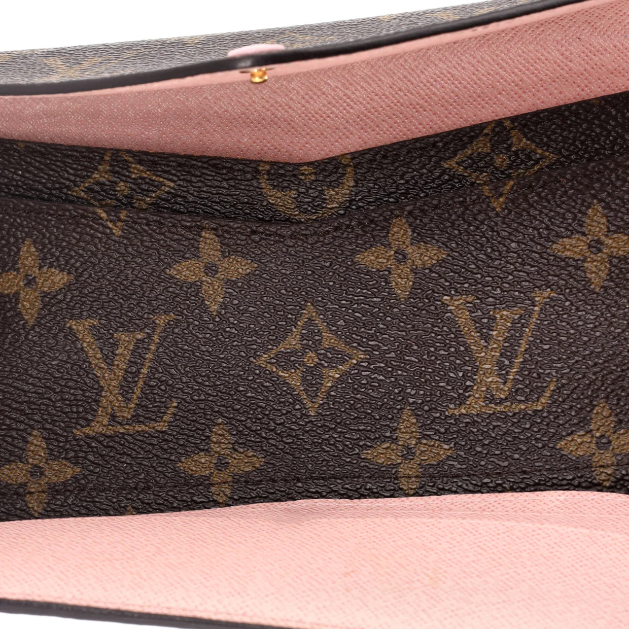 Emilie Wallet Monogram Canvas - Deep Luxury