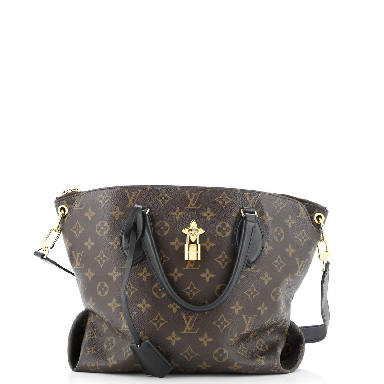 Flower Zipped Tote Monogram Canvas MM - Deep Luxury