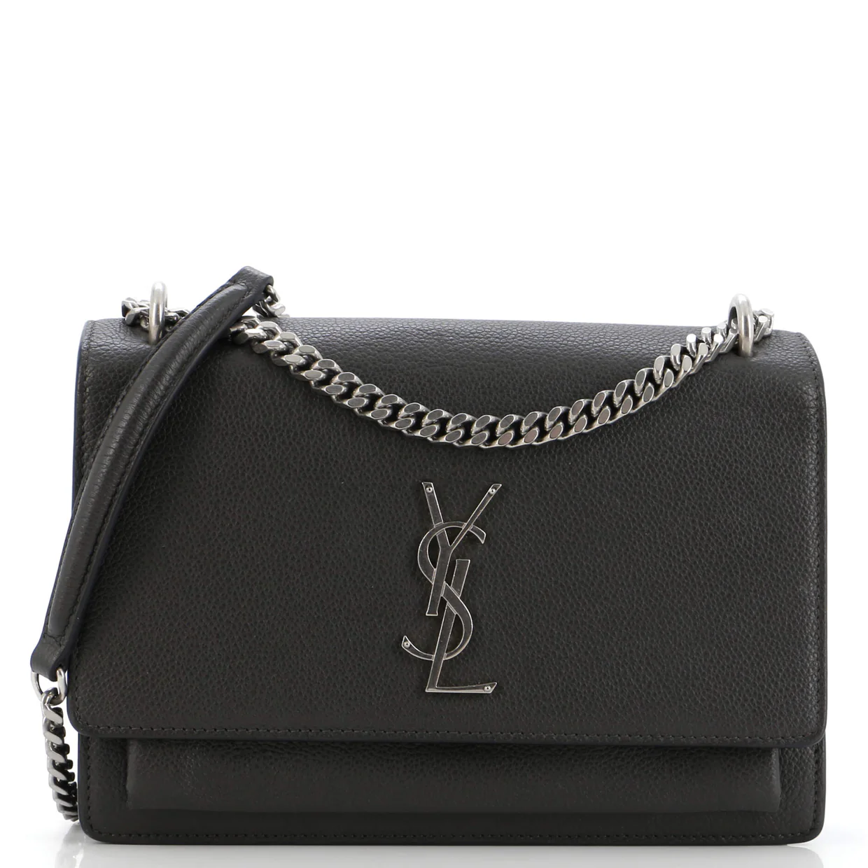 Sunset Crossbody Bag Leather Medium - Deep Luxury
