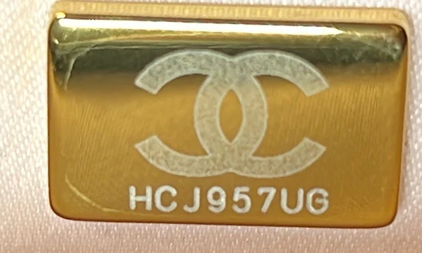 Oval Logo Chain Handle Flap Bag Quilted Satin with Crystals Mini - Deep Luxury