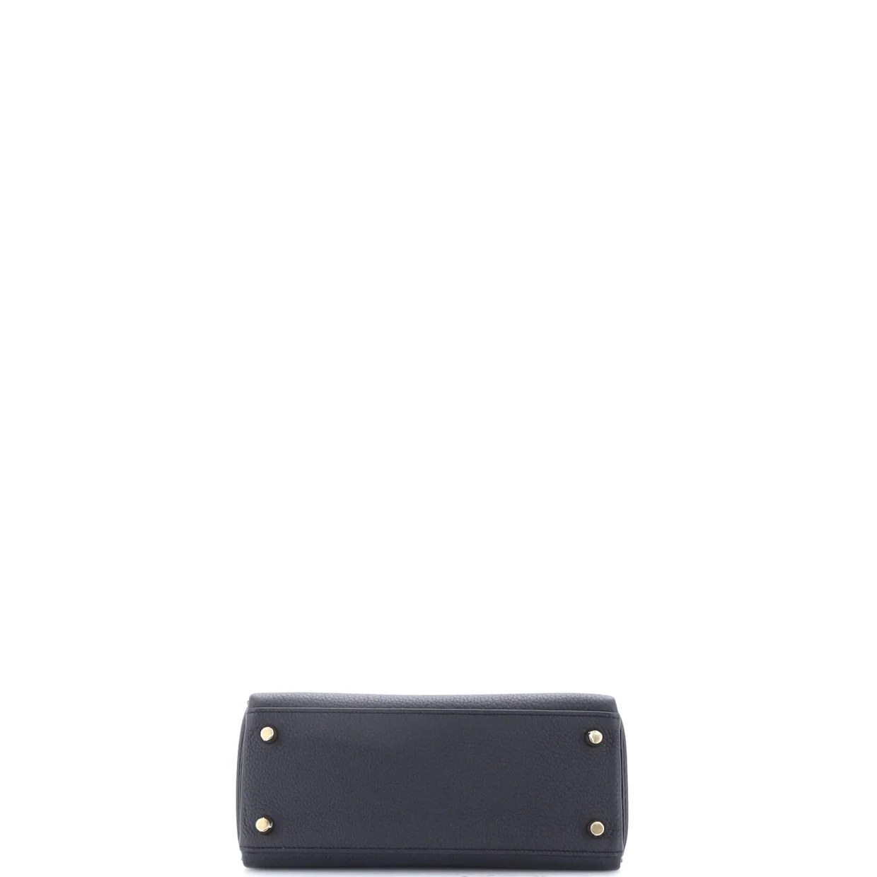 Kelly Handbag Noir Togo with Gold Hardware 25 - Deep Luxury