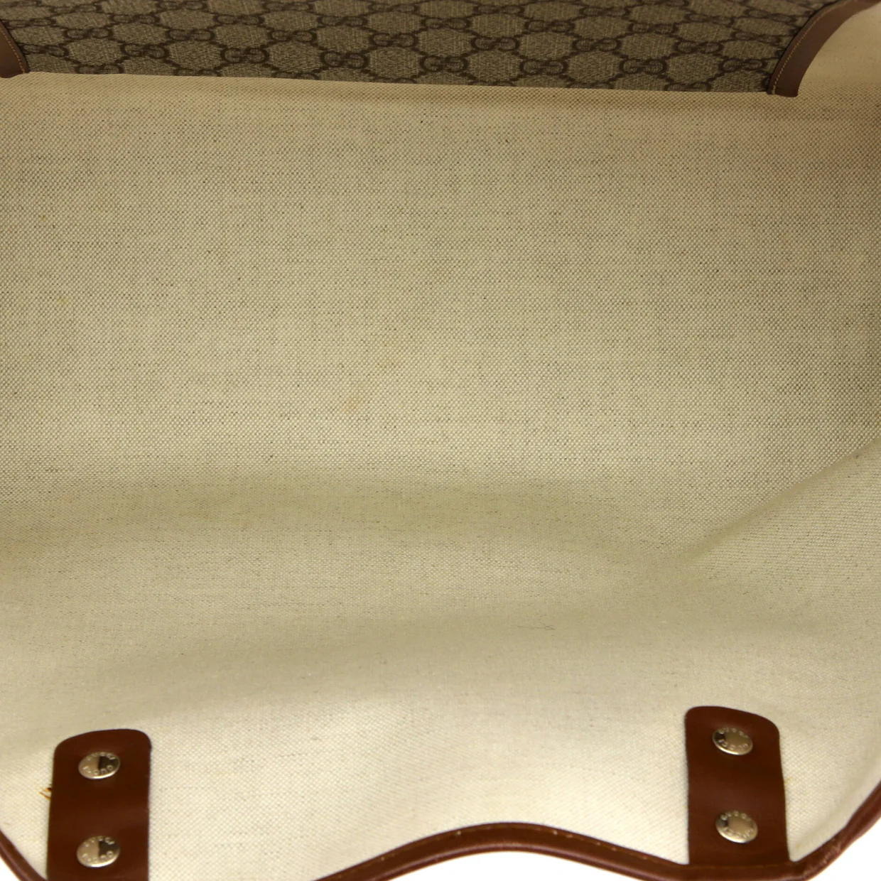 Web Loop Tote GG Coated Canvas Medium - Deep Luxury