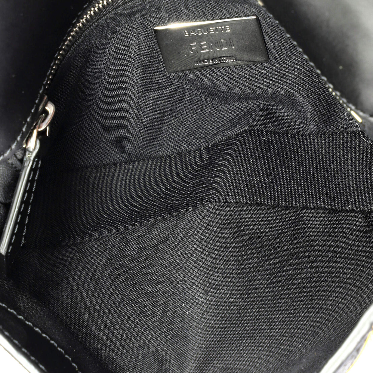 Baguette NM Bag Zucca Coated Canvas and Leather Mini - Deep Luxury