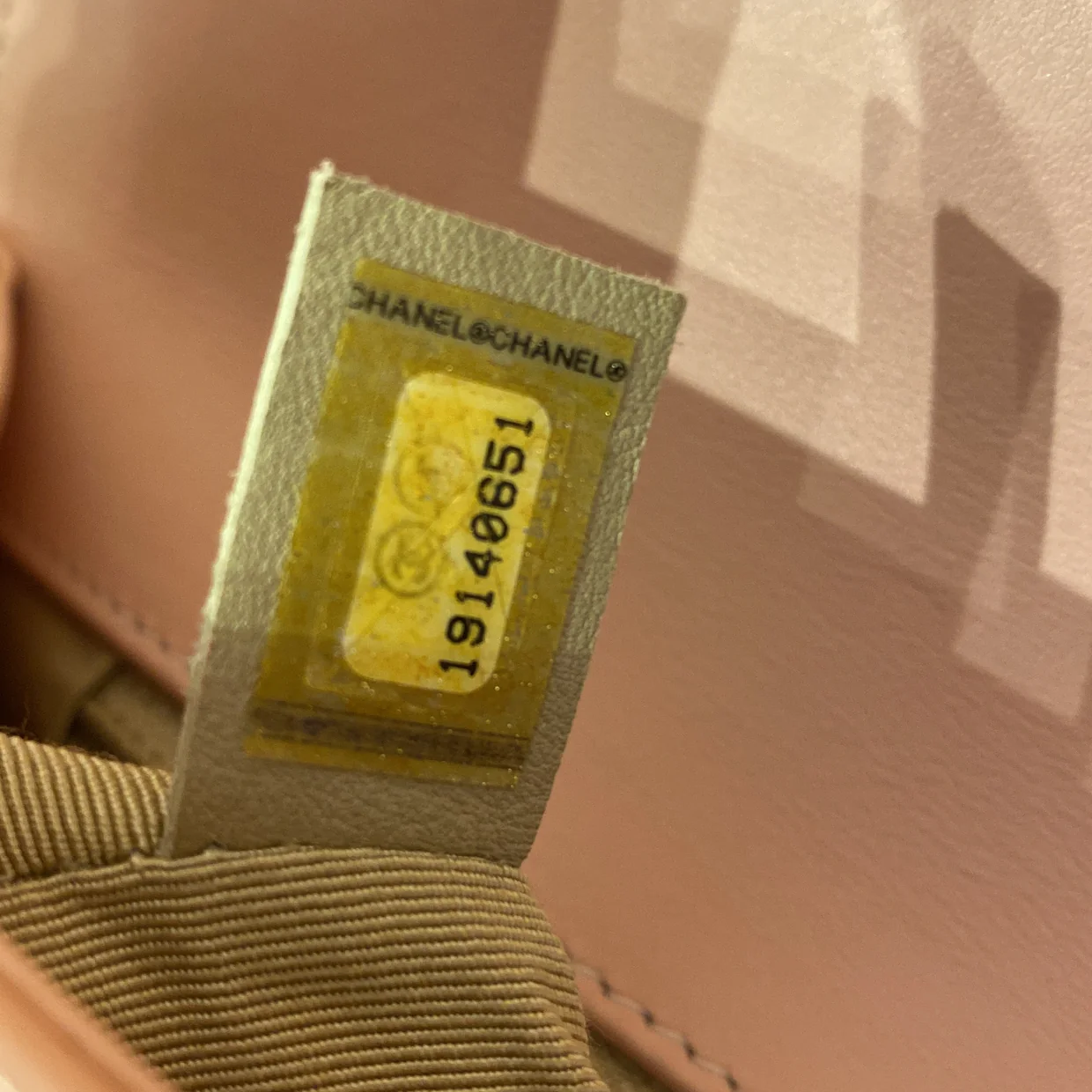 Boy Flap Bag Chevron Patent Old Medium - Deep Luxury