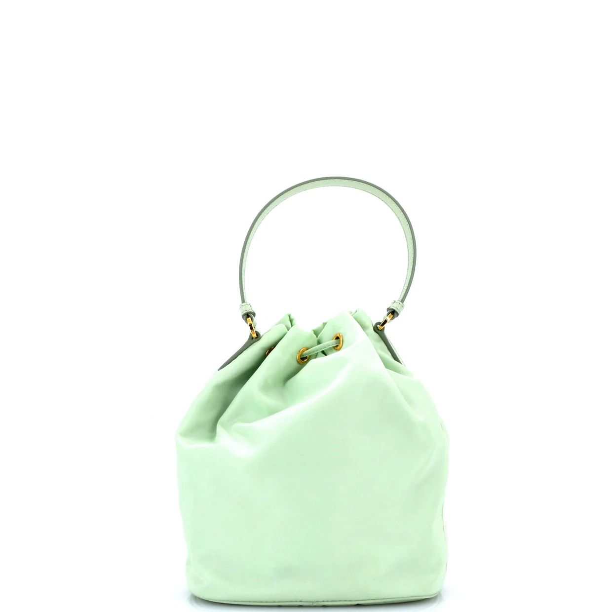 Drawstring Bucket Bag Tessuto Small - Deep Luxury