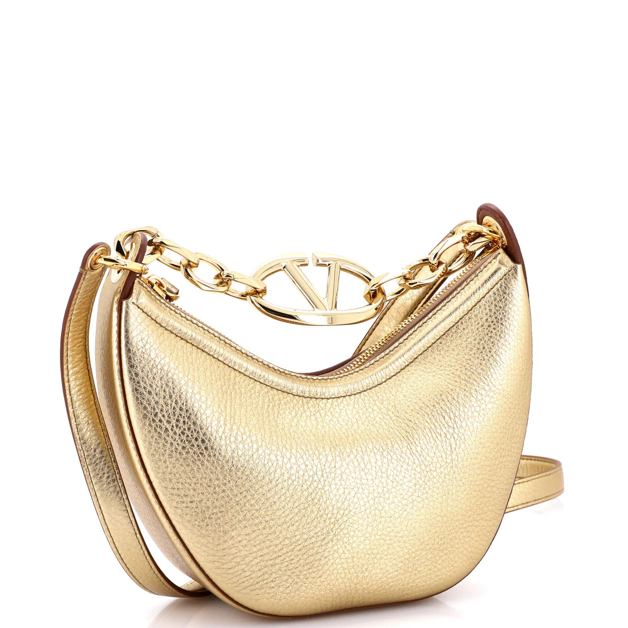 Vlogo Moon Hobo Leather Mini - Deep Luxury