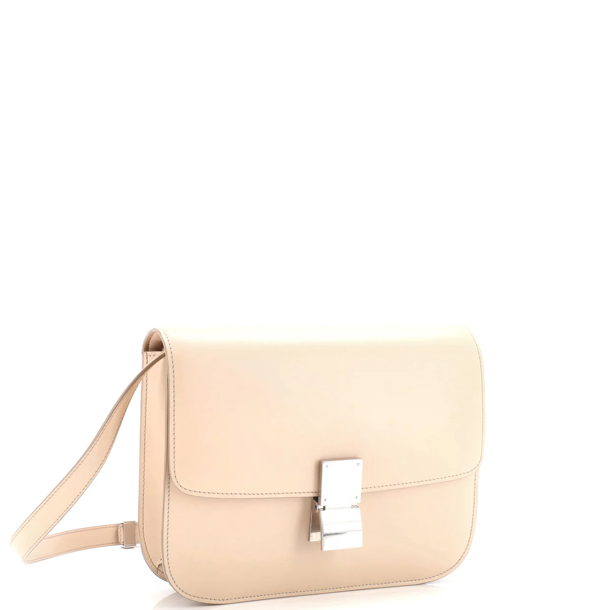 Classic Box Bag Smooth Leather Medium - Deep Luxury