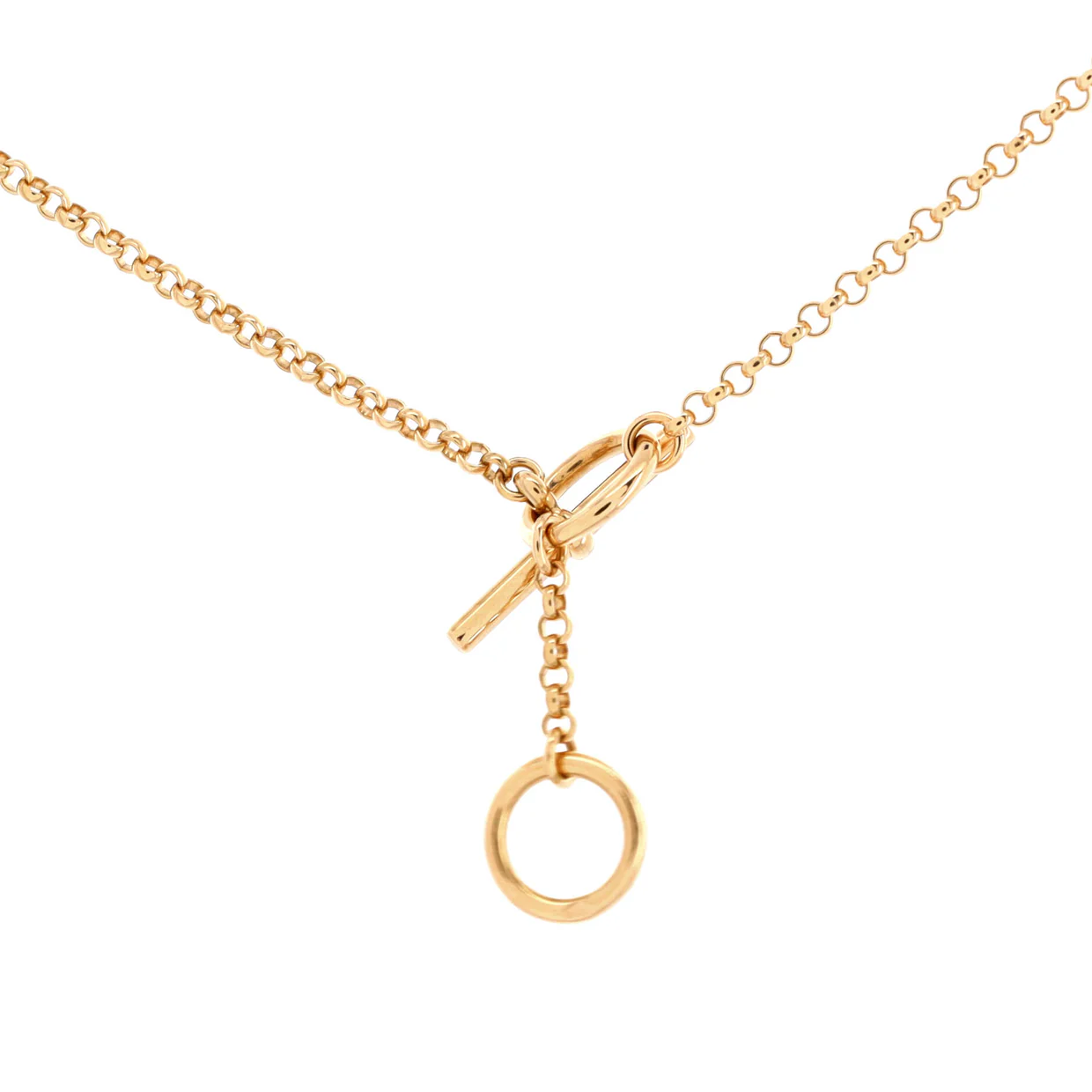 Gambade Pendant Necklace 18K Rose Gold with Diamond - Deep Luxury