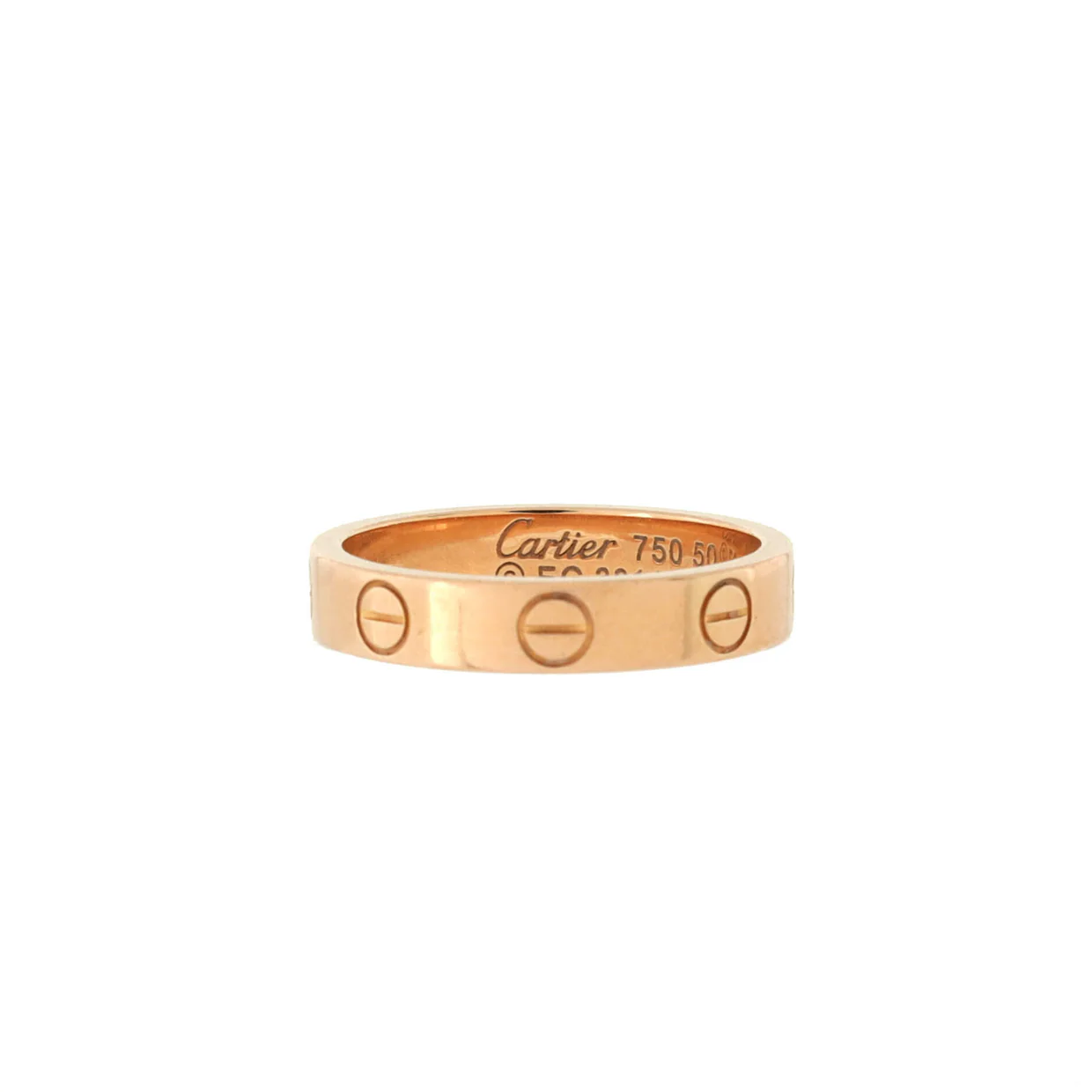 Love Wedding Band Ring 18K Rose Gold - Deep Luxury