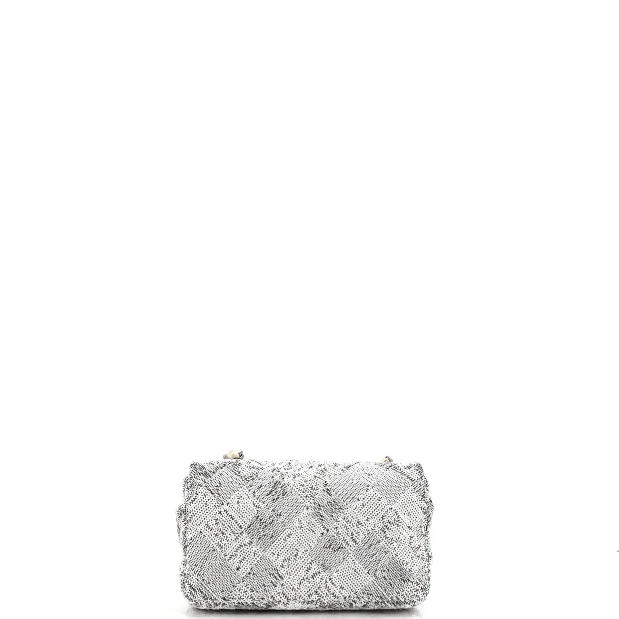 Classic Single Flap Bag Quilted Sequins Mini - Deep Luxury