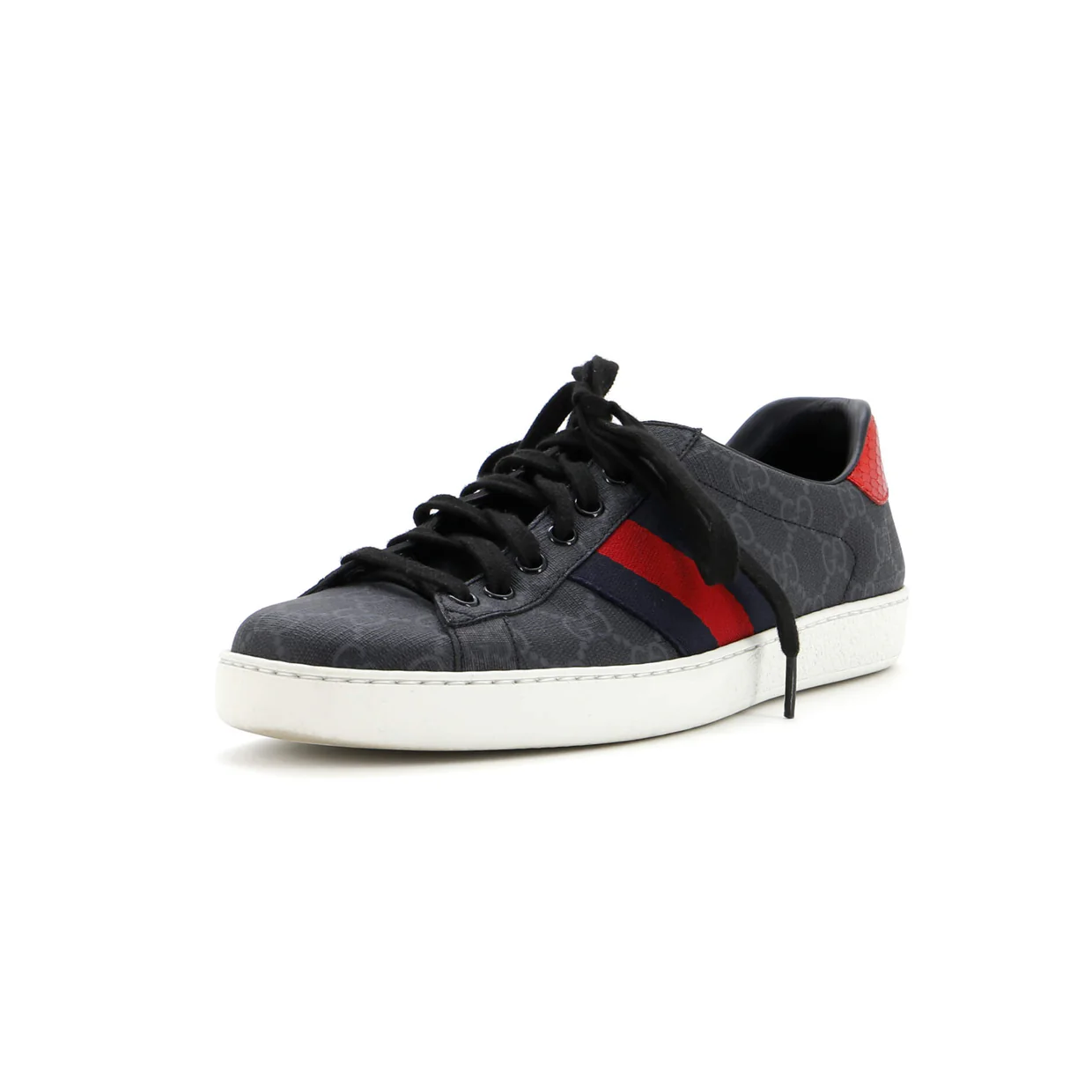 Ace Sneakers GG Coated Canvas - Deep Luxury