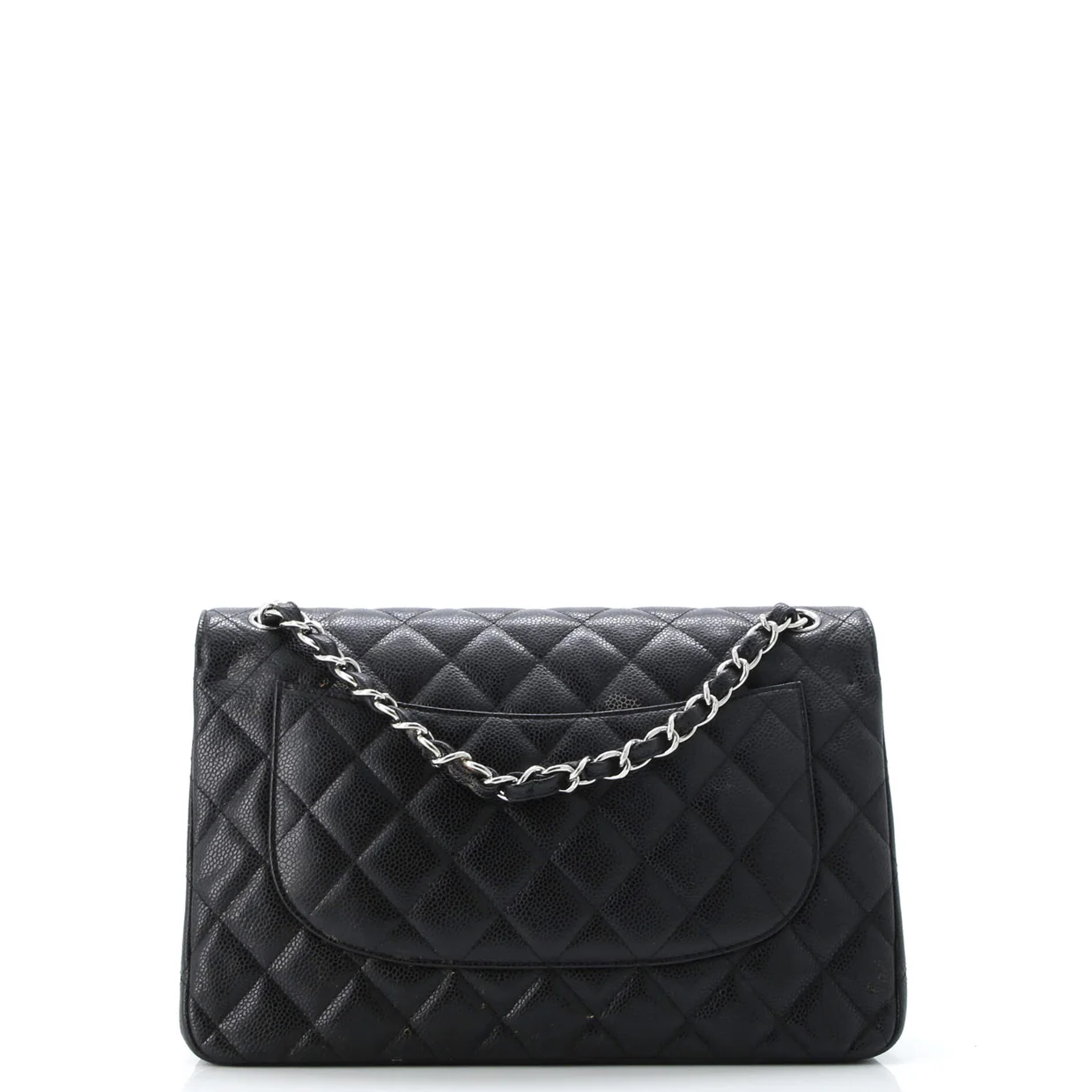 Classic Double Flap Bag Quilted Caviar Jumbo - Deep Luxury