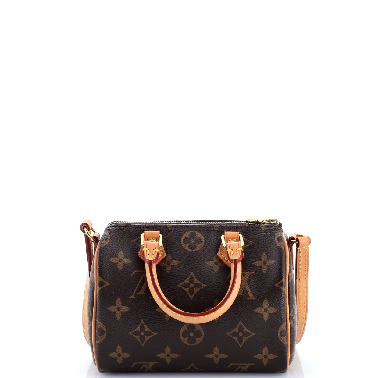 Speedy Bandouliere Bag Monogram Canvas Nano - Deep Luxury
