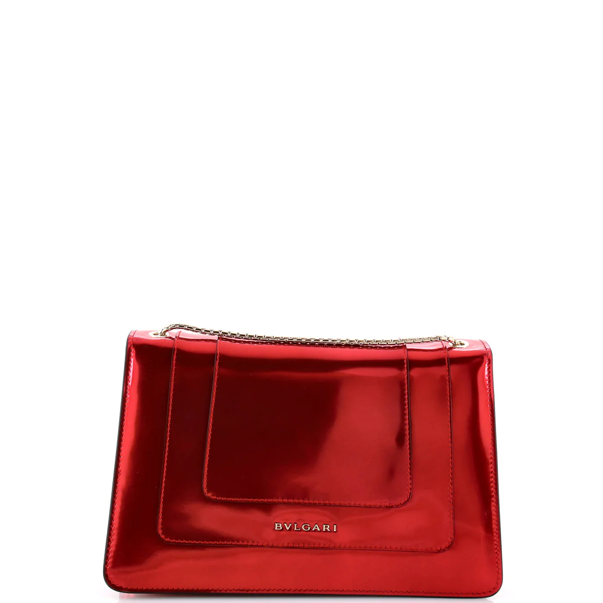 Serpenti Forever Shoulder Bag Patent Medium - Deep Luxury