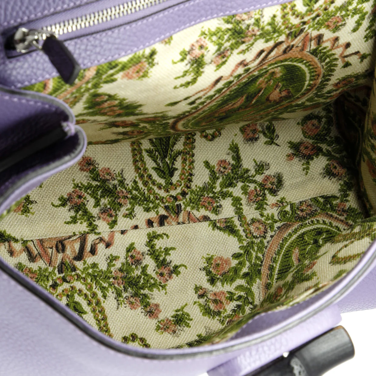 Bamboo Daily Top Handle Bag Leather Medium - Deep Luxury