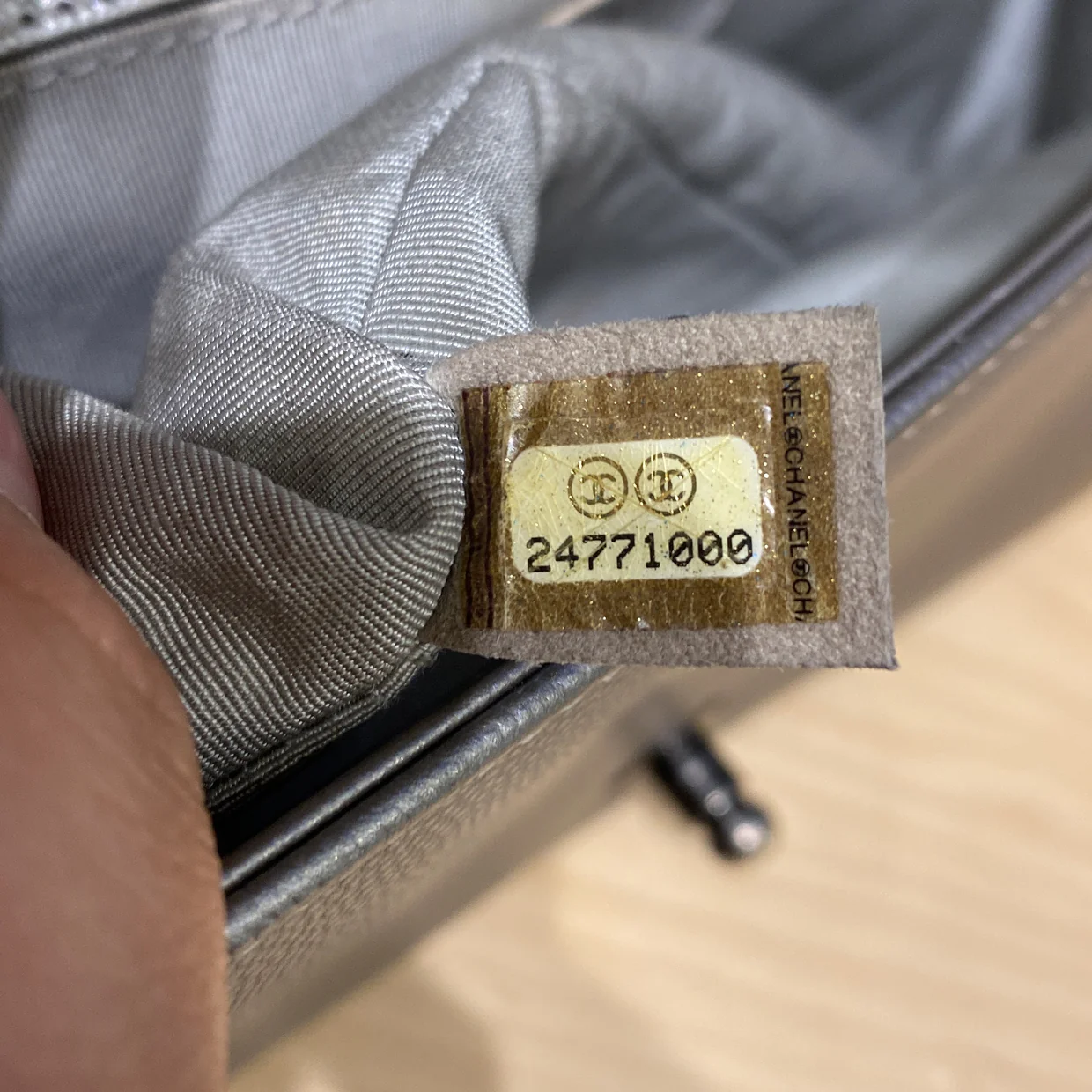 Boy Flap Bag Quilted Caviar Old Medium - Deep Luxury