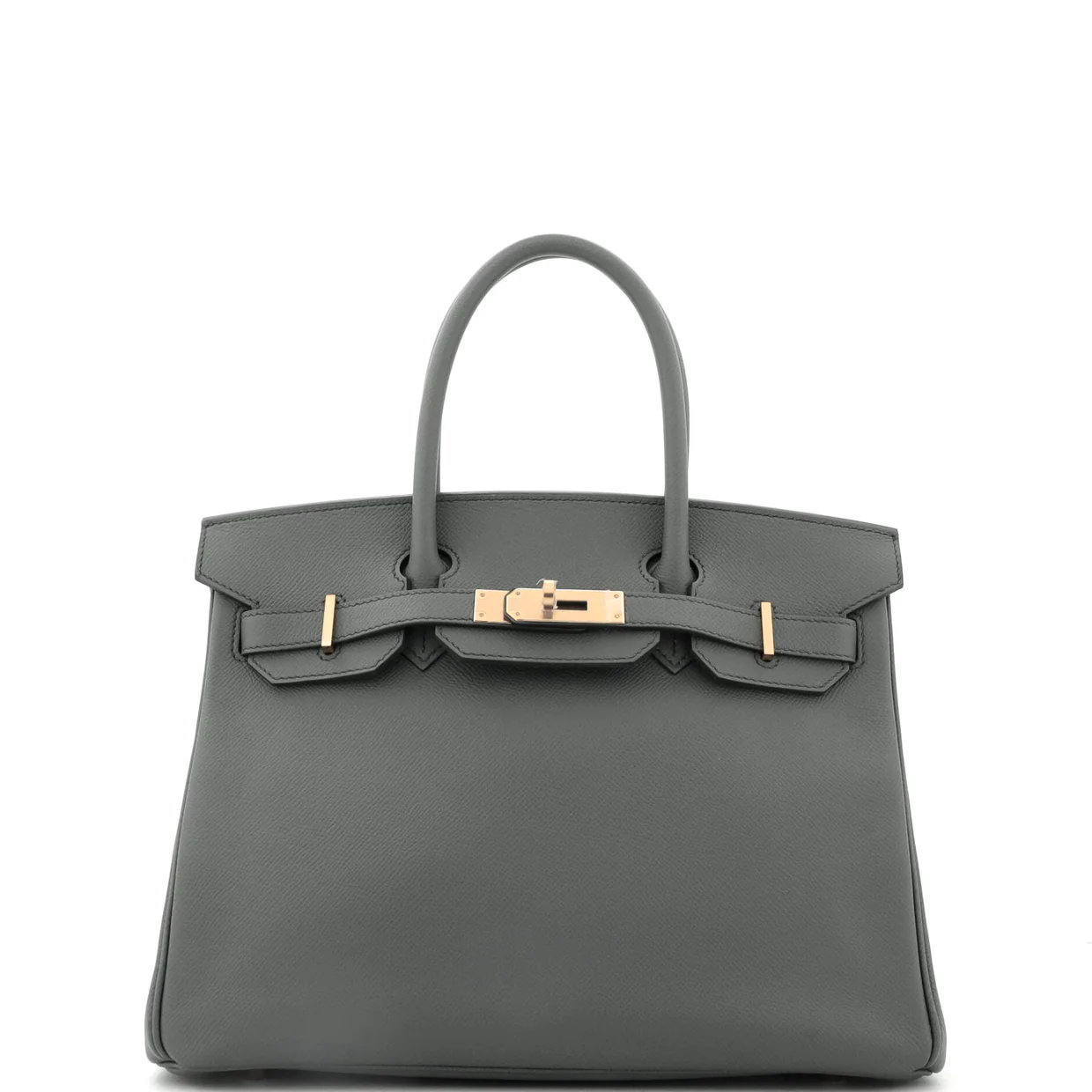 Birkin Handbag Vert Amande Epsom with Gold Hardware 30 - Deep Luxury
