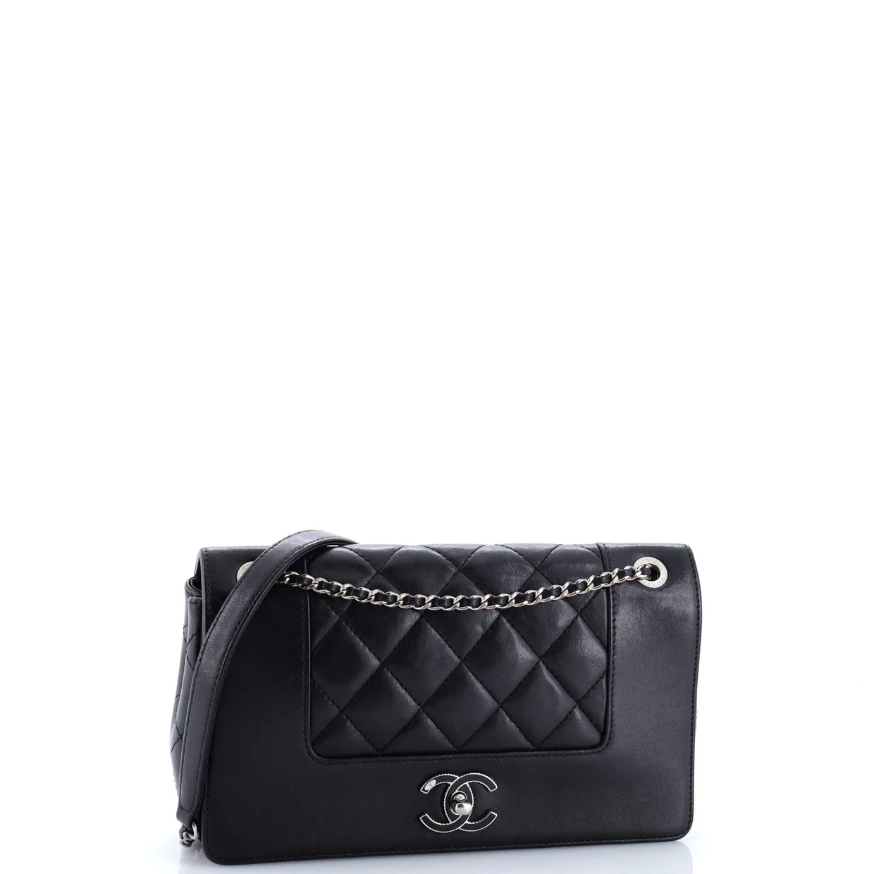 Mademoiselle Vintage Flap Bag Quilted Sheepskin Medium - Deep Luxury