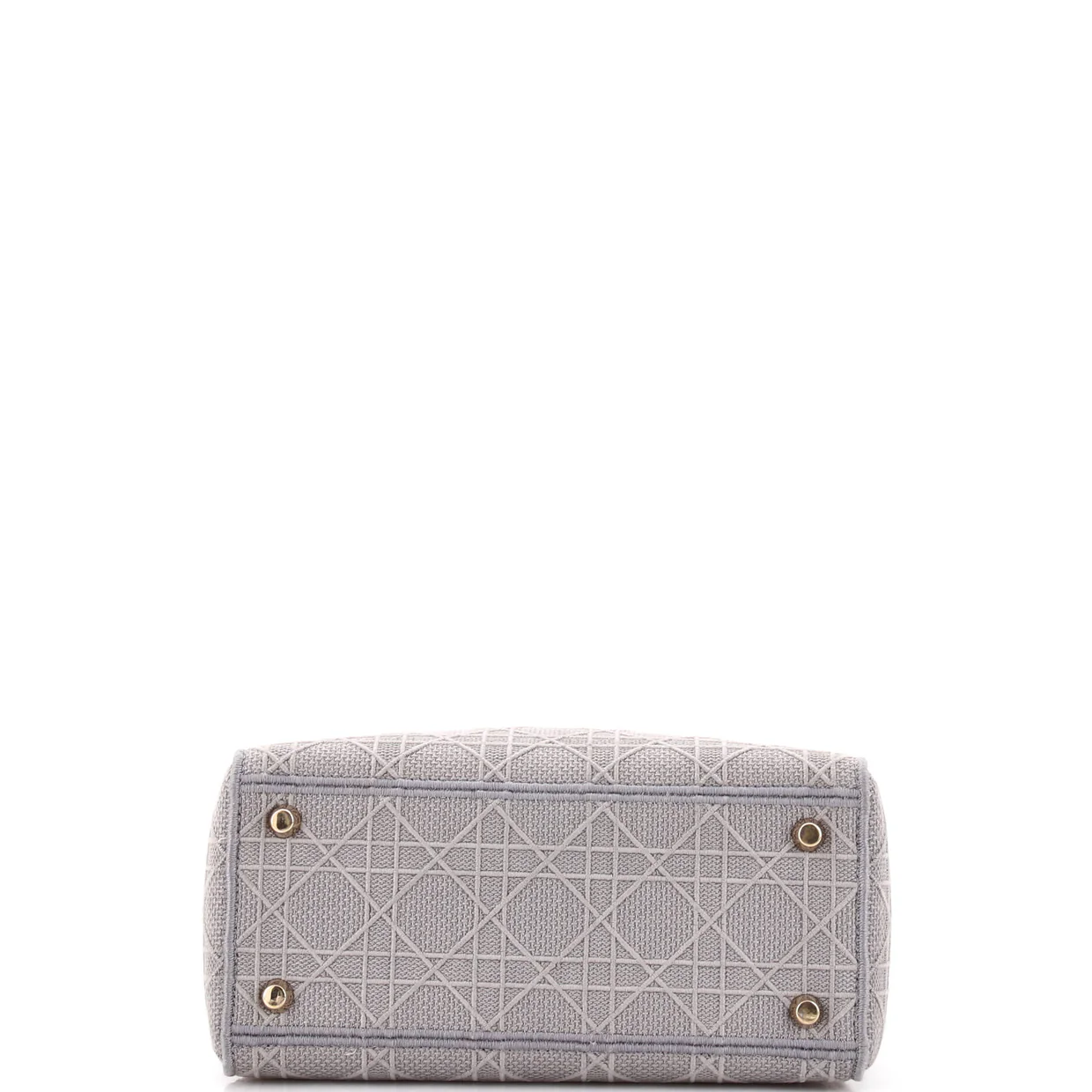 Lady D-Lite Bag Cannage Embroidered Canvas Medium - Deep Luxury