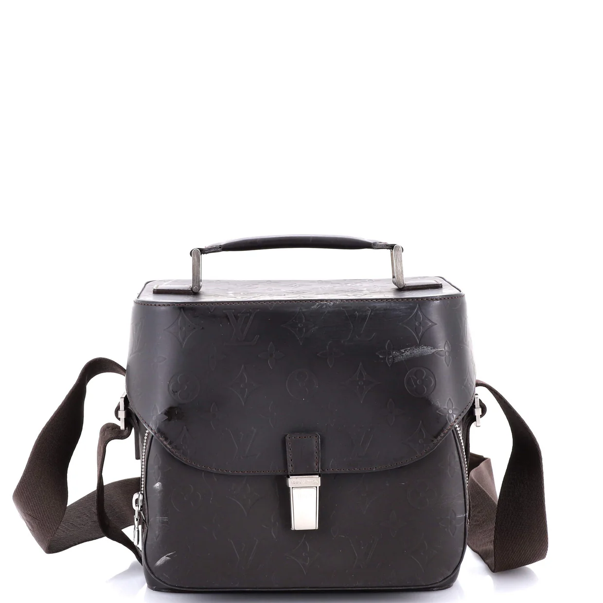 Charly Camera Bag Monogram Glace Leather - Deep Luxury