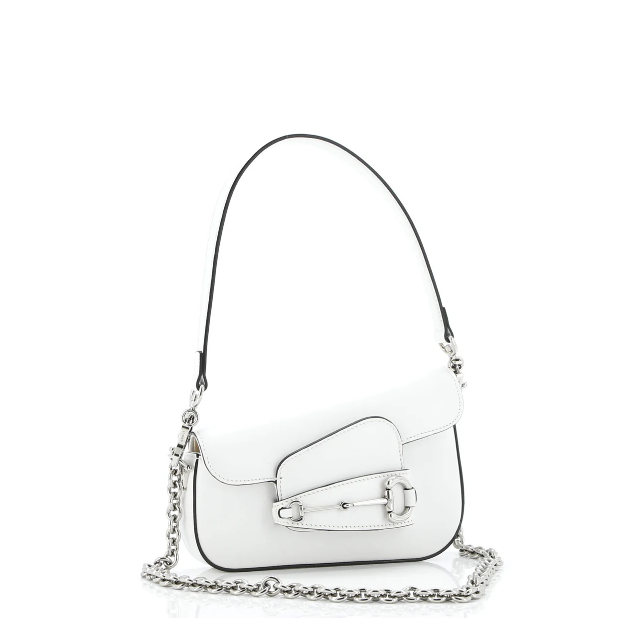 Horsebit 1955 Asymmetric Shoulder Bag Leather Mini - Deep Luxury