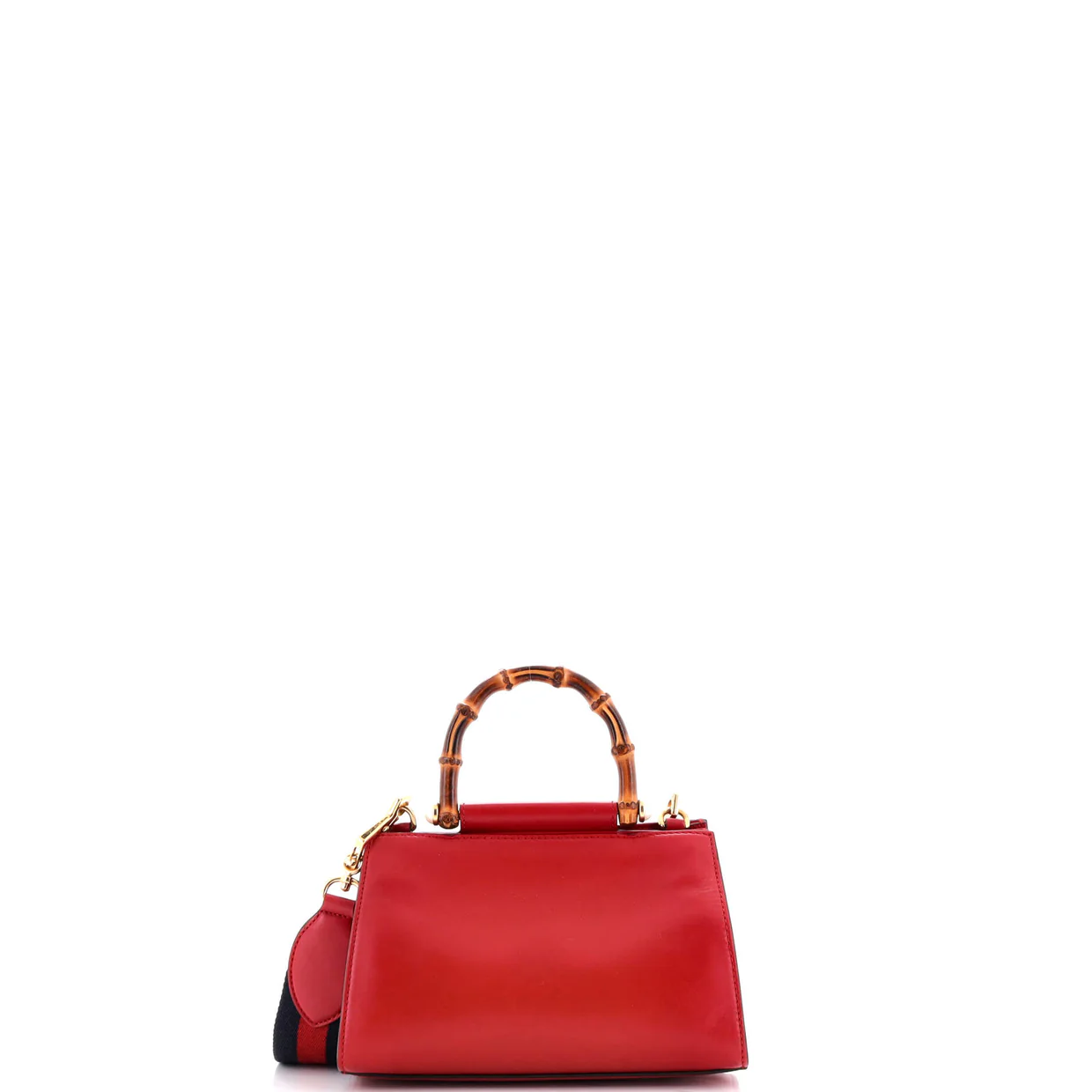 Nymphaea Top Handle Bag Leather Mini - Deep Luxury