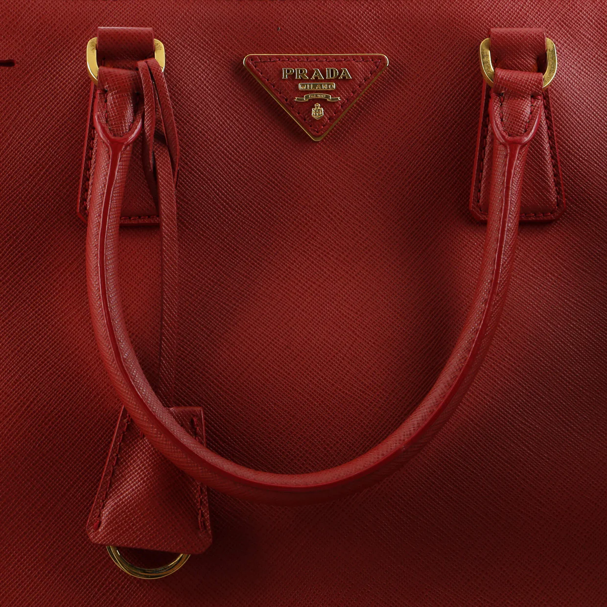 Double Zip Lux Tote Saffiano Leather Large - Deep Luxury