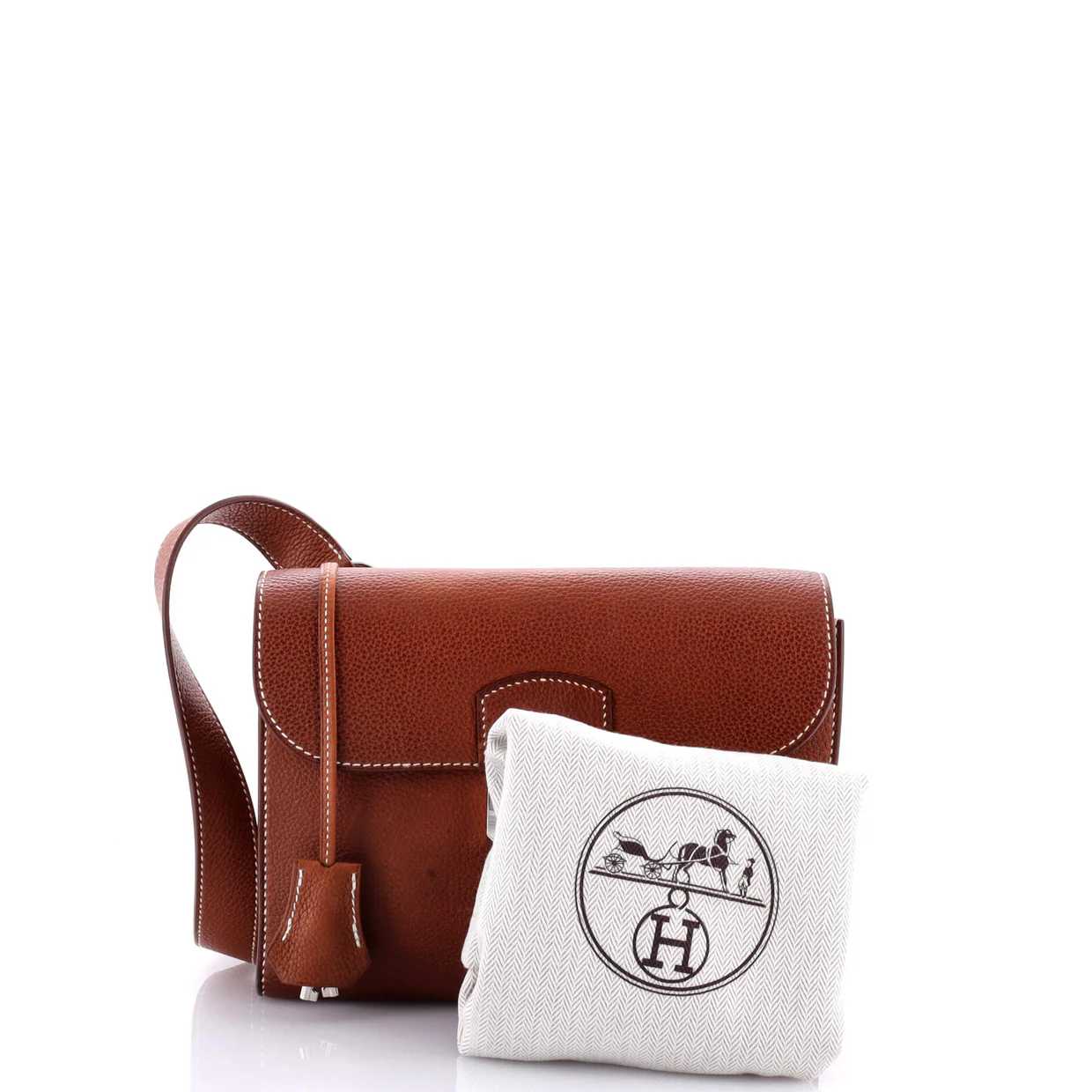 Sac a Depeches Messenger Bag Barenia Faubourg 21 - Deep Luxury