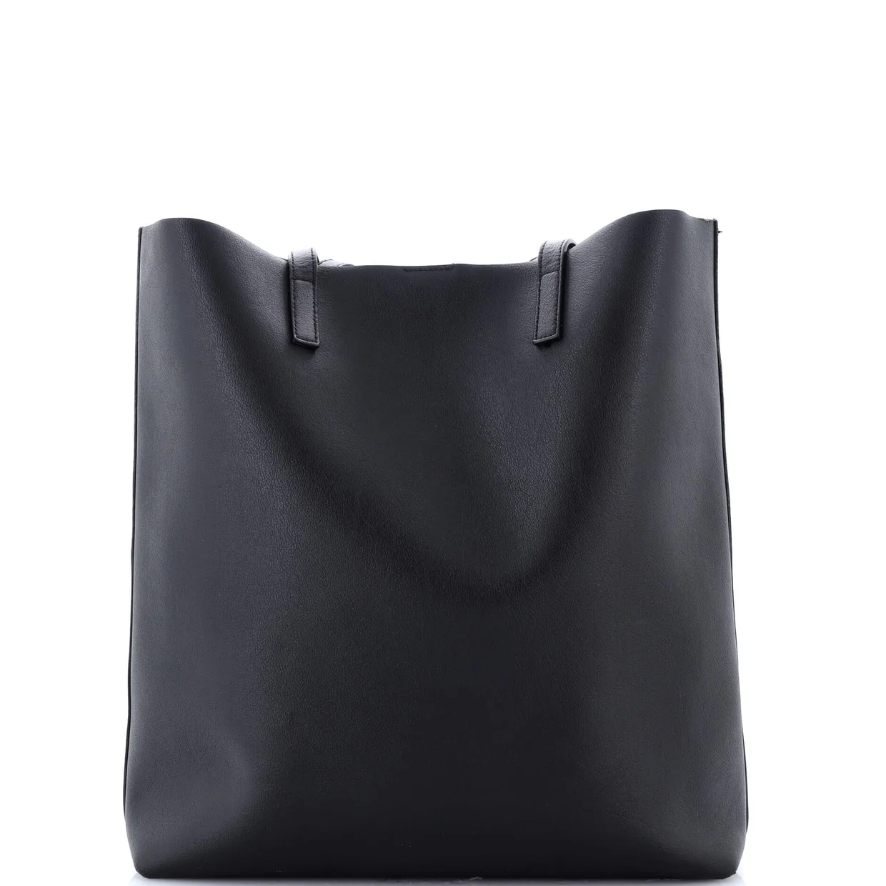Shopper Tote Leather Tall - Deep Luxury