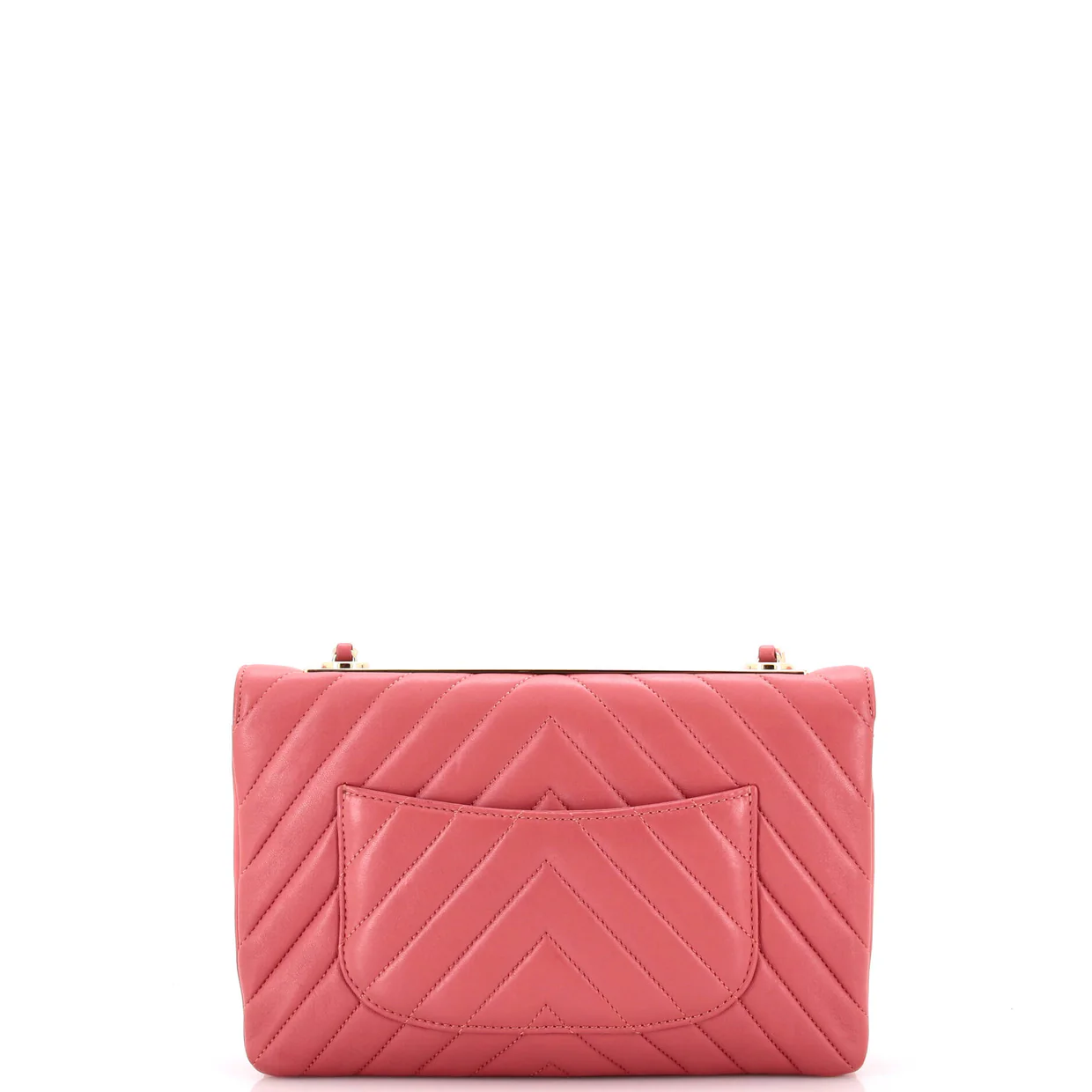 Trendy CC Flap Bag Chevron Lambskin Medium - Deep Luxury