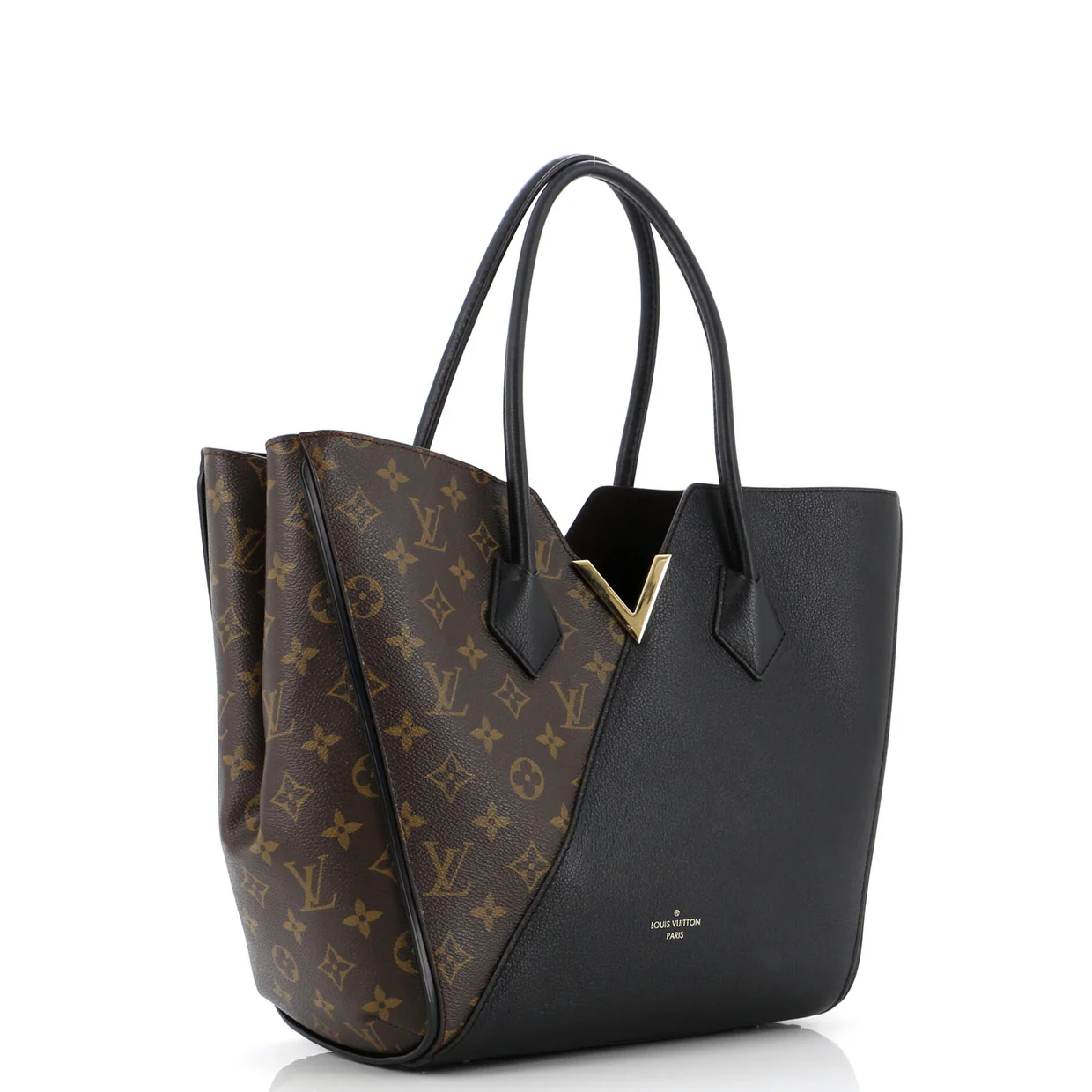 Kimono Handbag Monogram Canvas and Leather MM - Deep Luxury