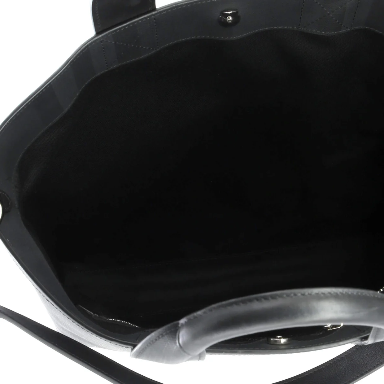 Logo Graphic Convertible Tote London Check Coated Canvas Large - Deep Luxury