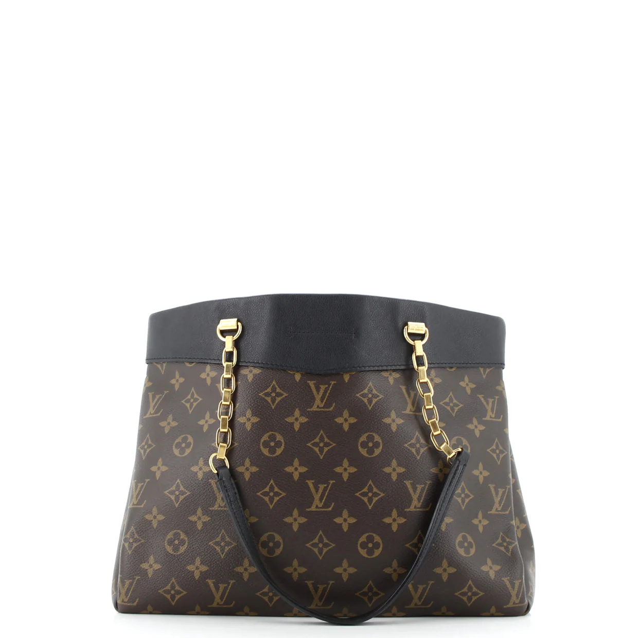 Pallas Shopper Monogram Canvas and Calfskin - Deep Luxury