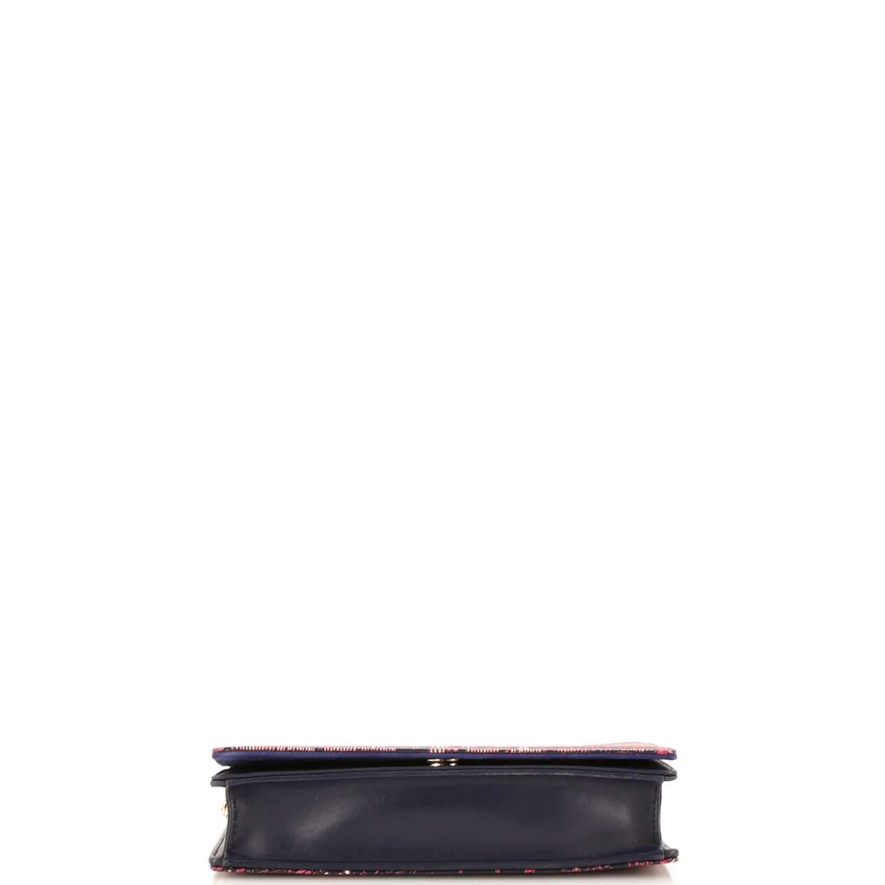 Lady Dior Wallet on Chain Pouch Printed Leather - Deep Luxury