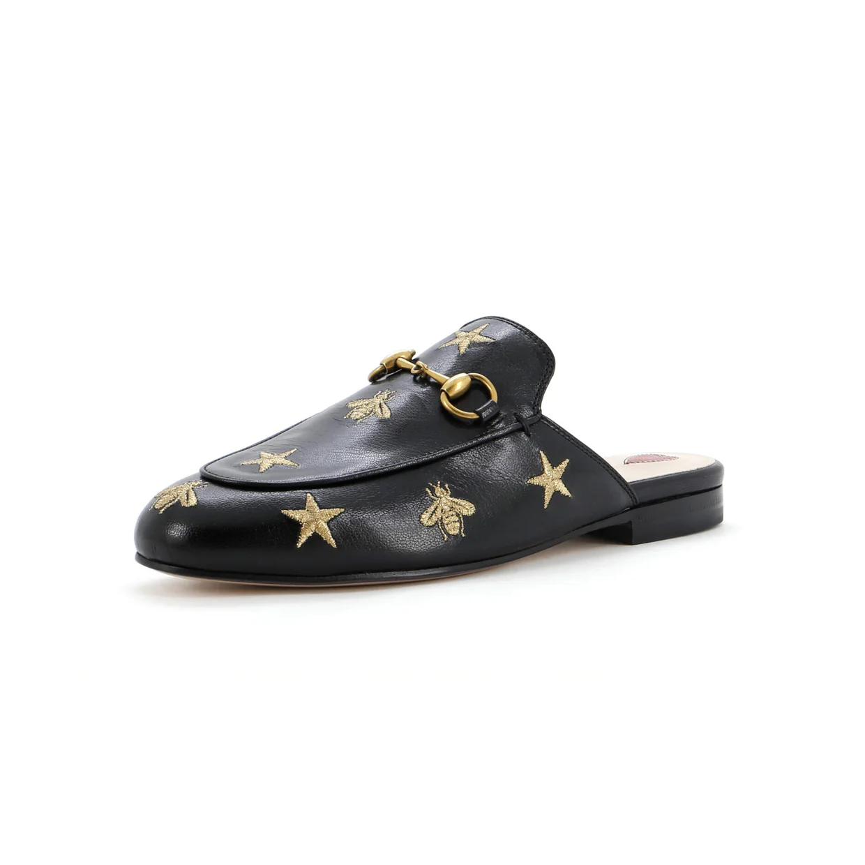 Women's Princetown Mules Embroidered Leather - Deep Luxury