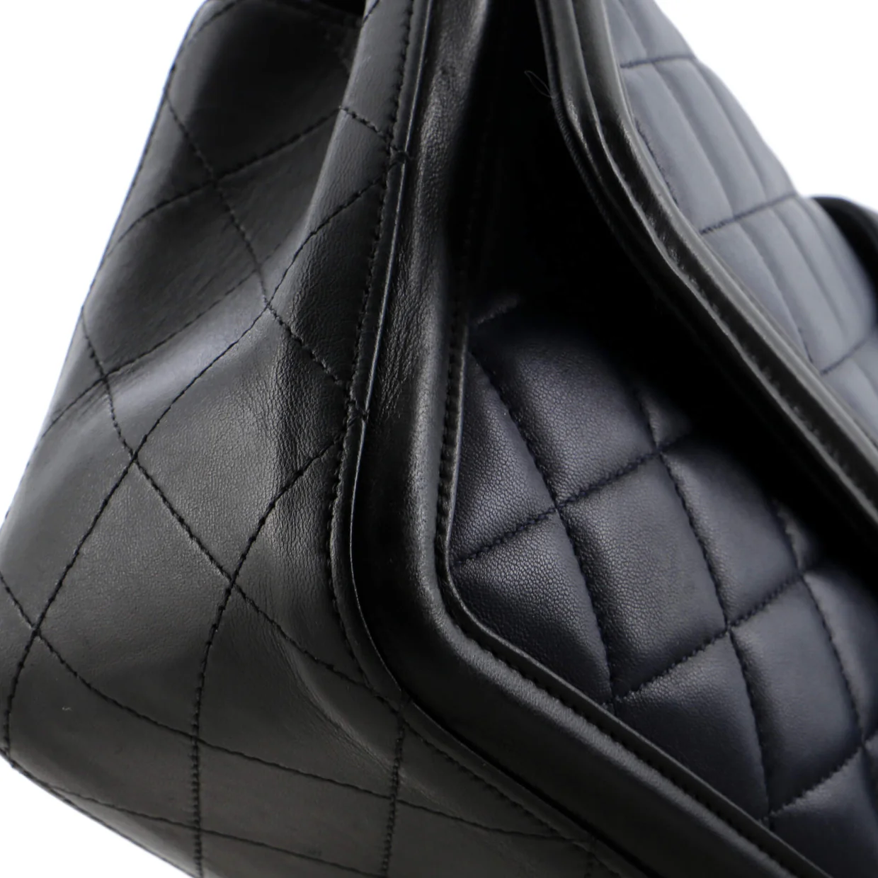 Elegant CC Flap Bag Quilted Lambskin Jumbo - Deep Luxury