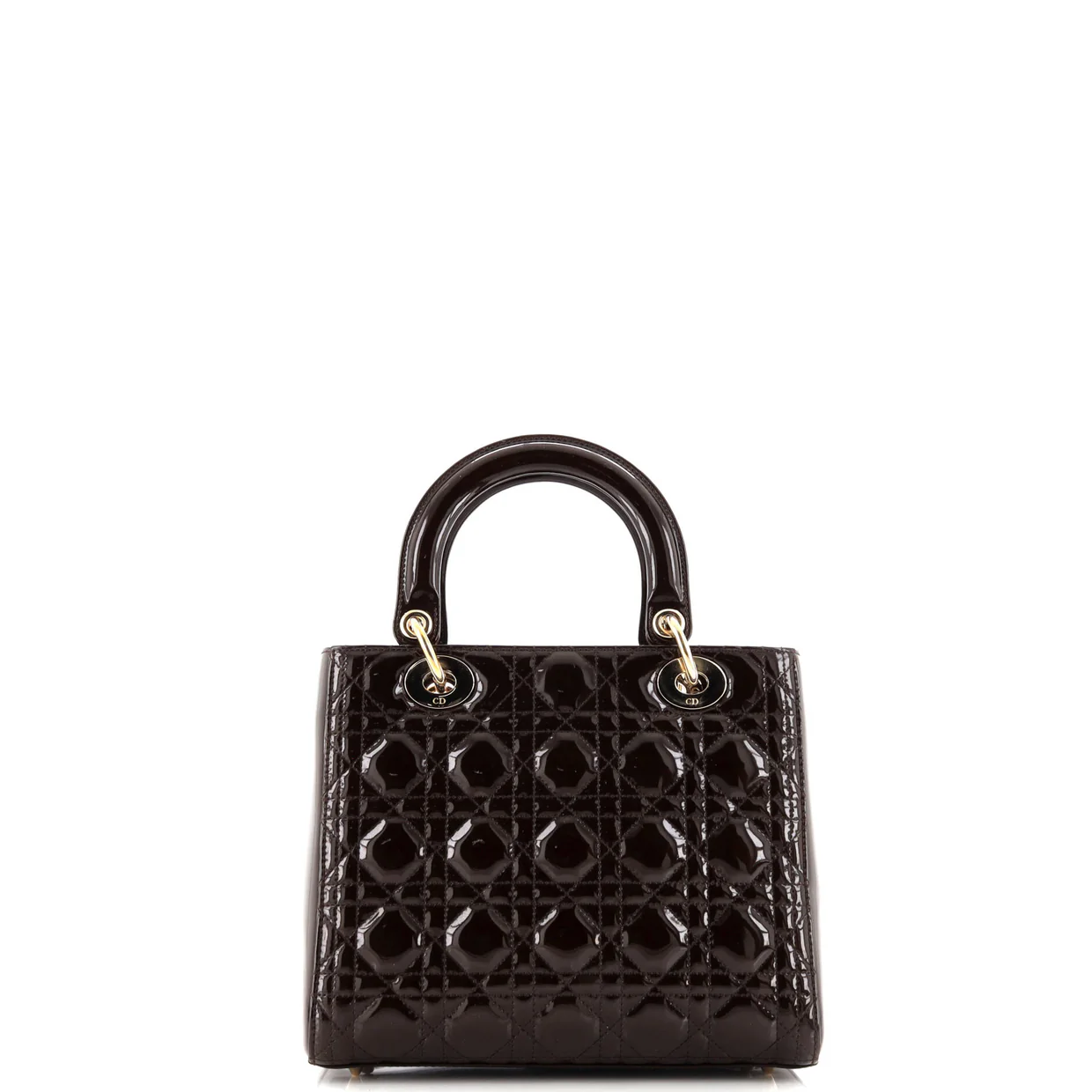 Lady Dior Bag Cannage Quilt Patent Medium - Deep Luxury