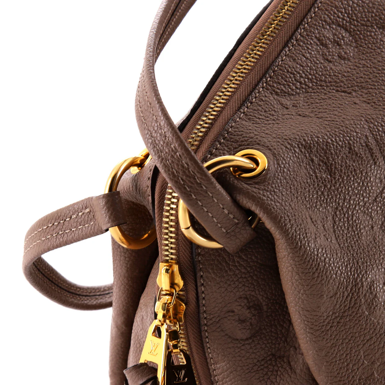 Ponthieu Handbag Monogram Empreinte Leather PM - Deep Luxury