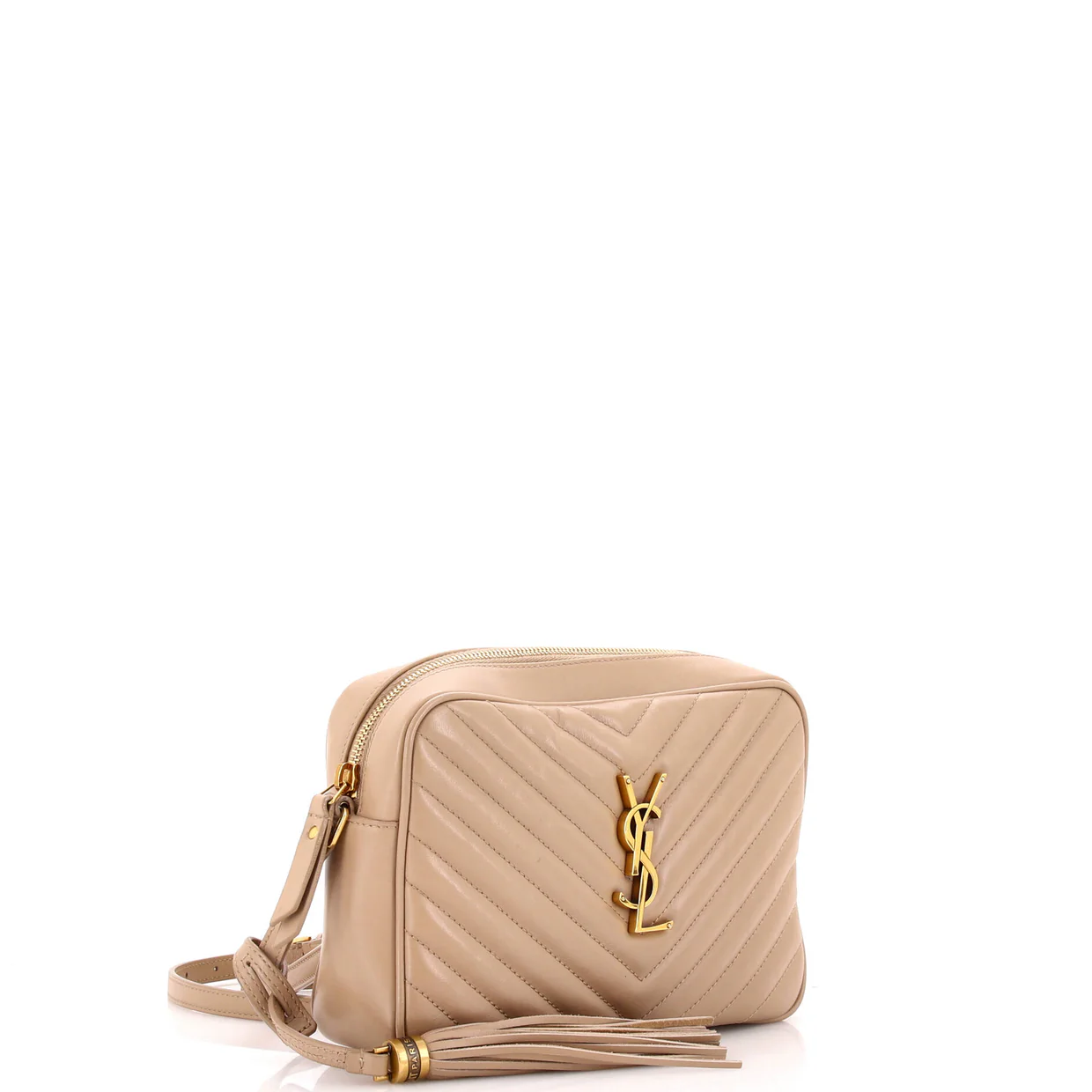 Lou Camera Bag Matelasse Chevron Leather Small - Deep Luxury