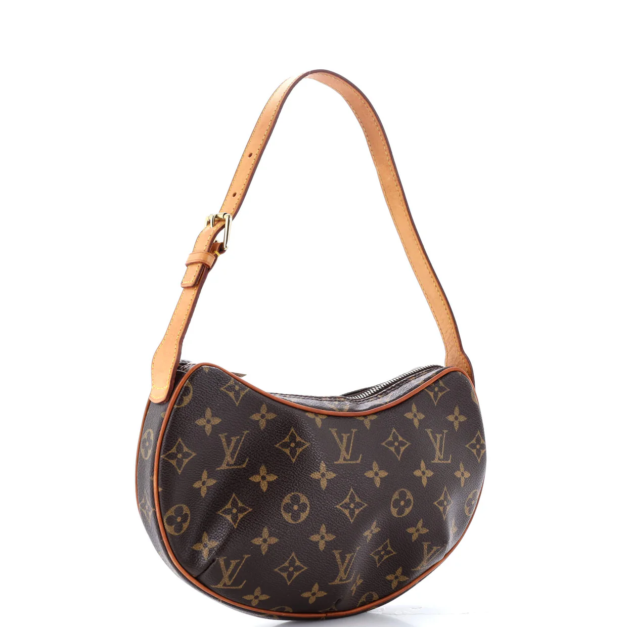 Croissant Handbag Monogram Canvas PM - Deep Luxury